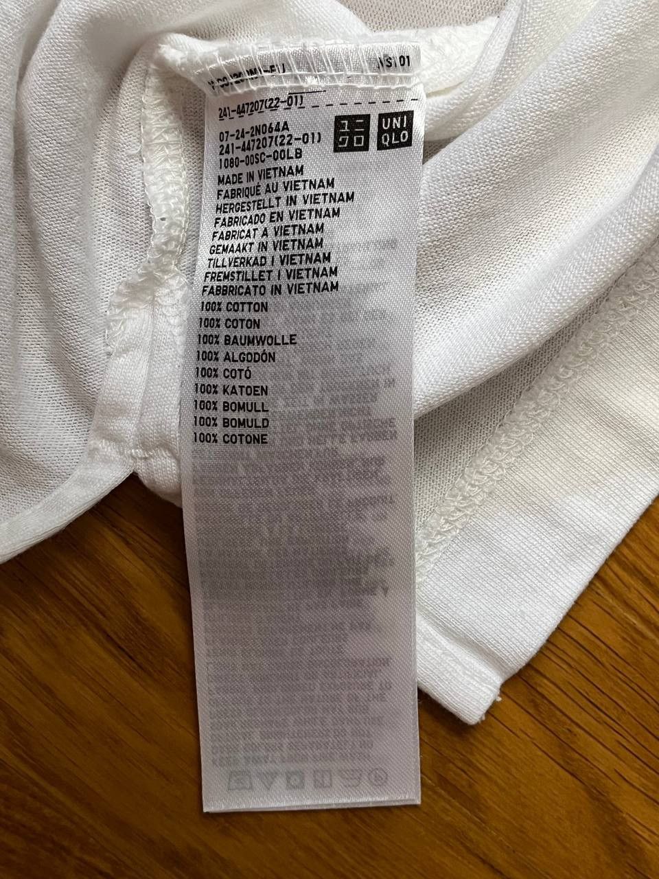Designer Y2K Uniqlo oversized basic white tee Size US L / EU 52-54 / 3 - 5 Thumbnail