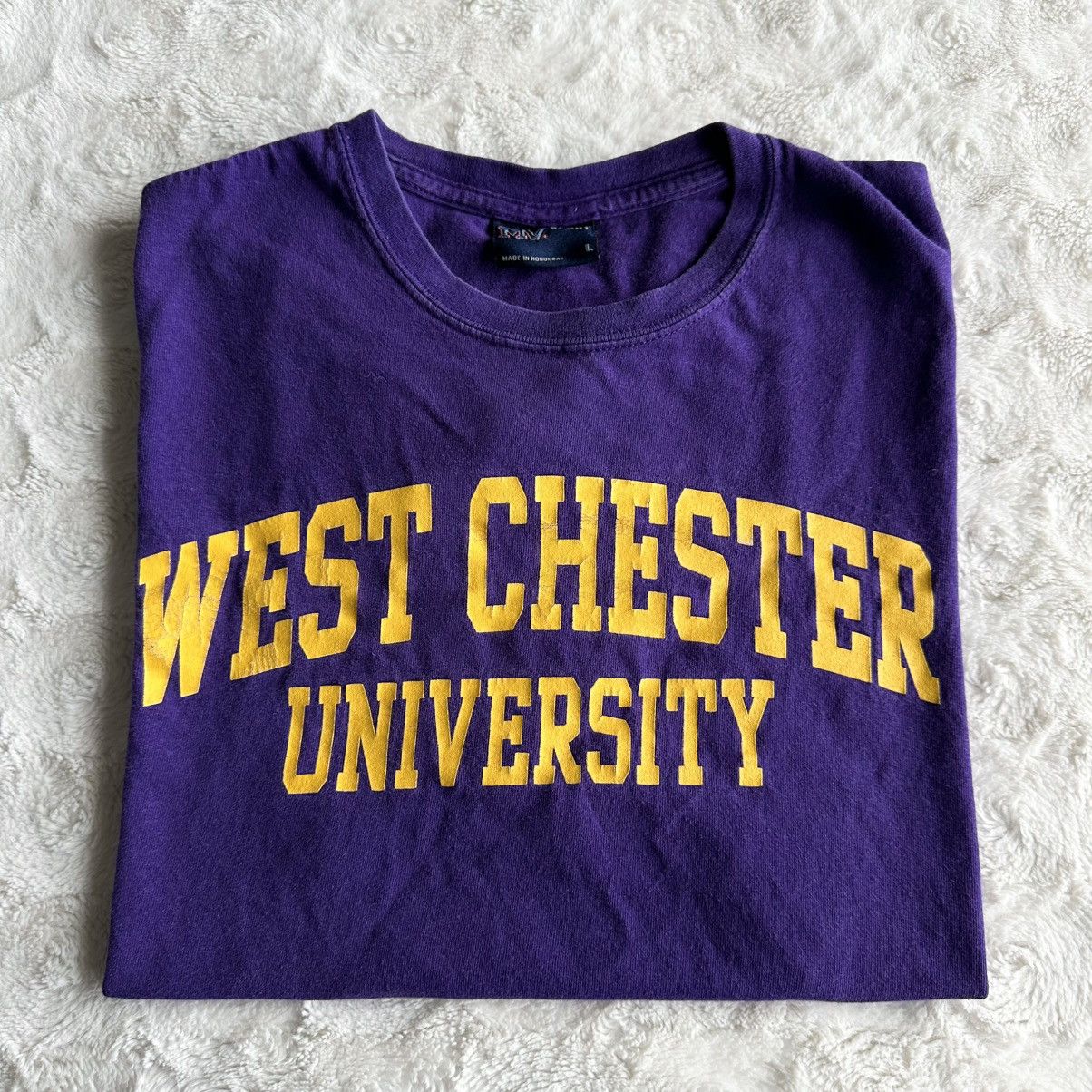 Other Vintage West Chester Shirt Tee Mens L Purple Golden Rams WCU Size US L / EU 52-54 / 3 - 1 Thumbnail