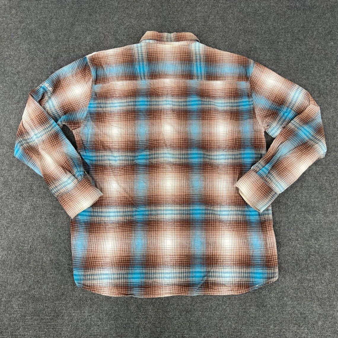 Flannel Vtg T&C Surf Designs Hawaiian Flannel Plaid Shadow Sweater Size US XL / EU 56 / 4 - 4 Thumbnail