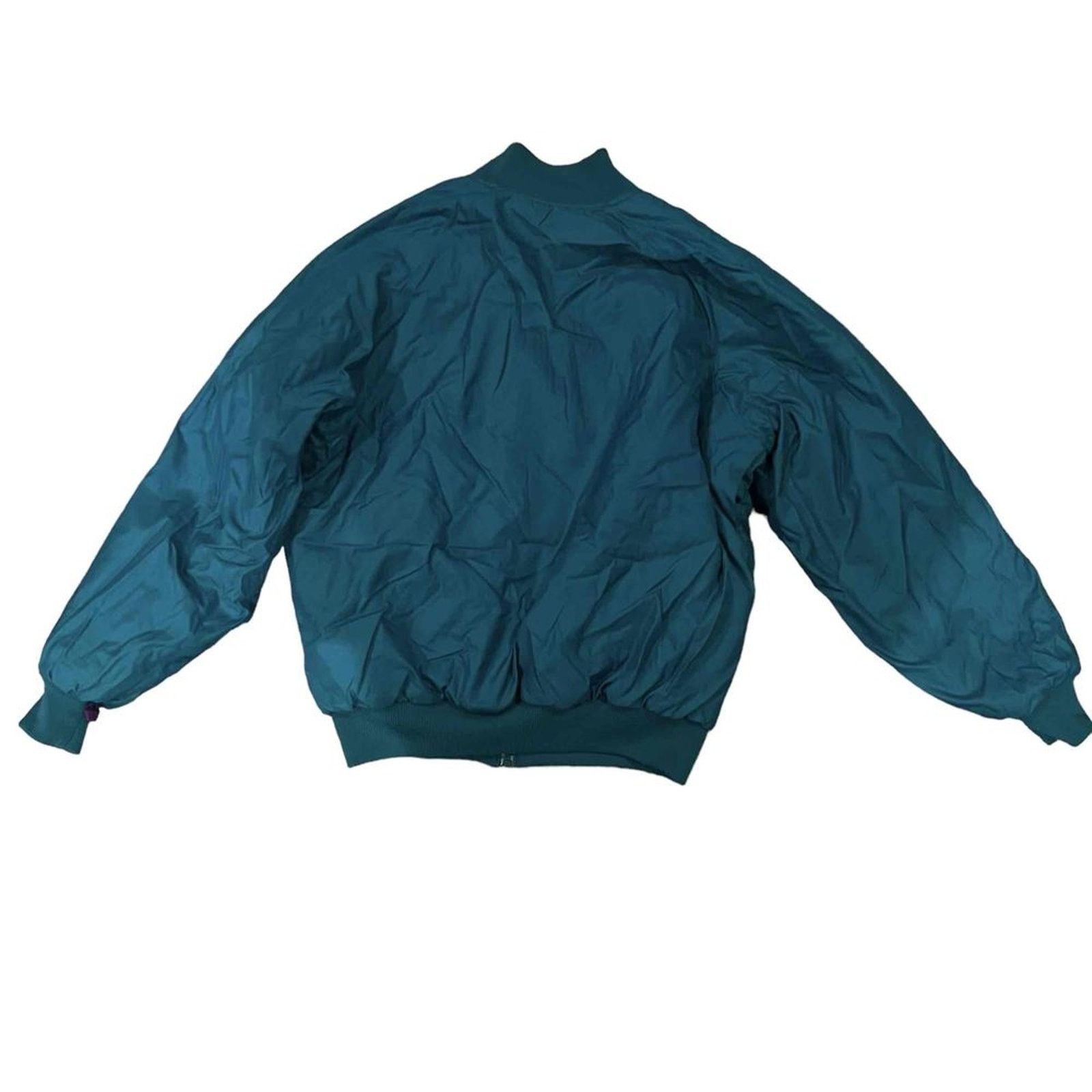 Columbia Columbia Reversible Bomber Jacket Purple Teal Full Zip Size US M / EU 48-50 / 2 - 6 Thumbnail