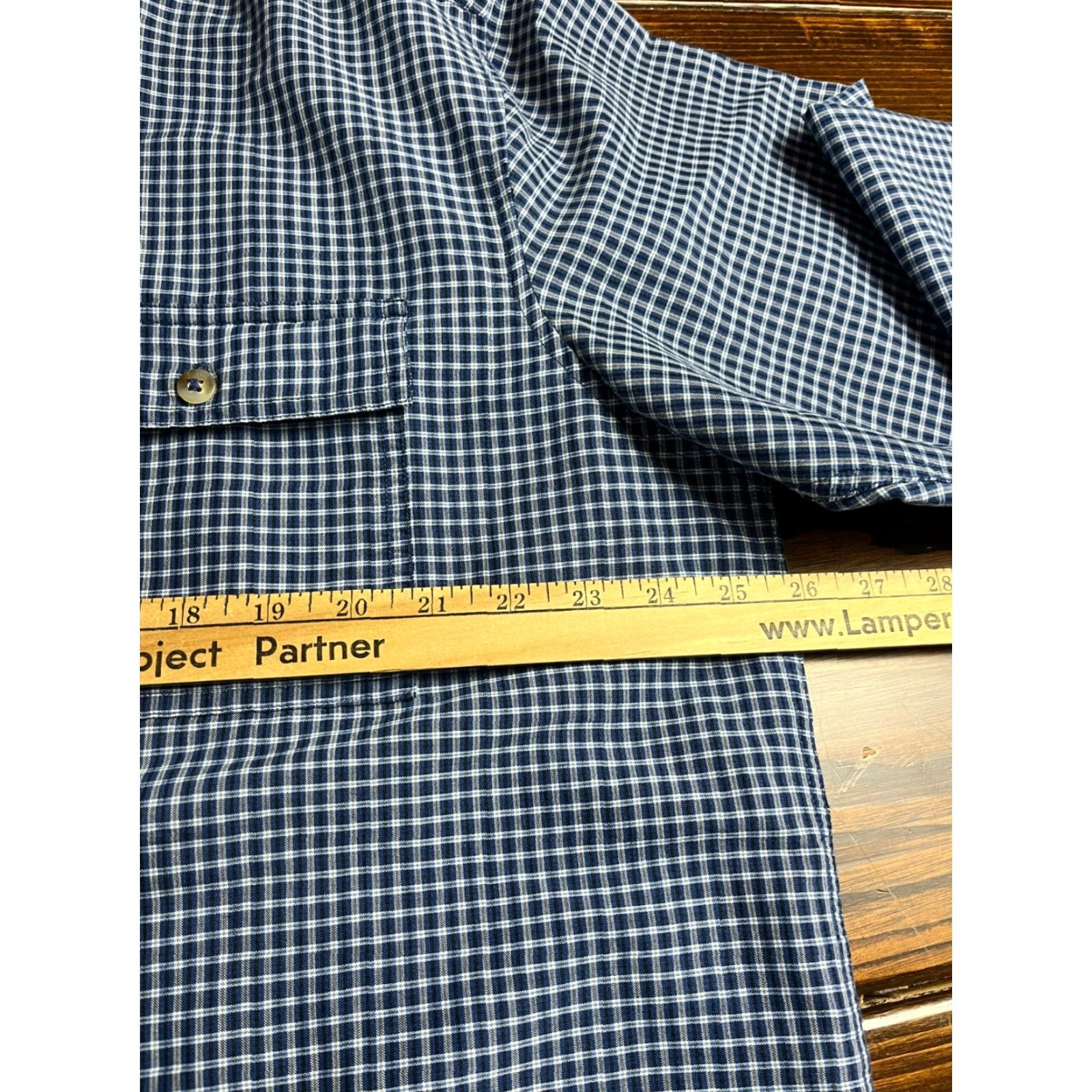 Vintage U.S. Expedition Shirt, Men's XL, Button Up, Plaid, Long Sleeve, Collared, Black Blue Gray, Casual, Fall Spring Summer, Regular, Men Size US XL / EU 56 / 4 - 6 Thumbnail