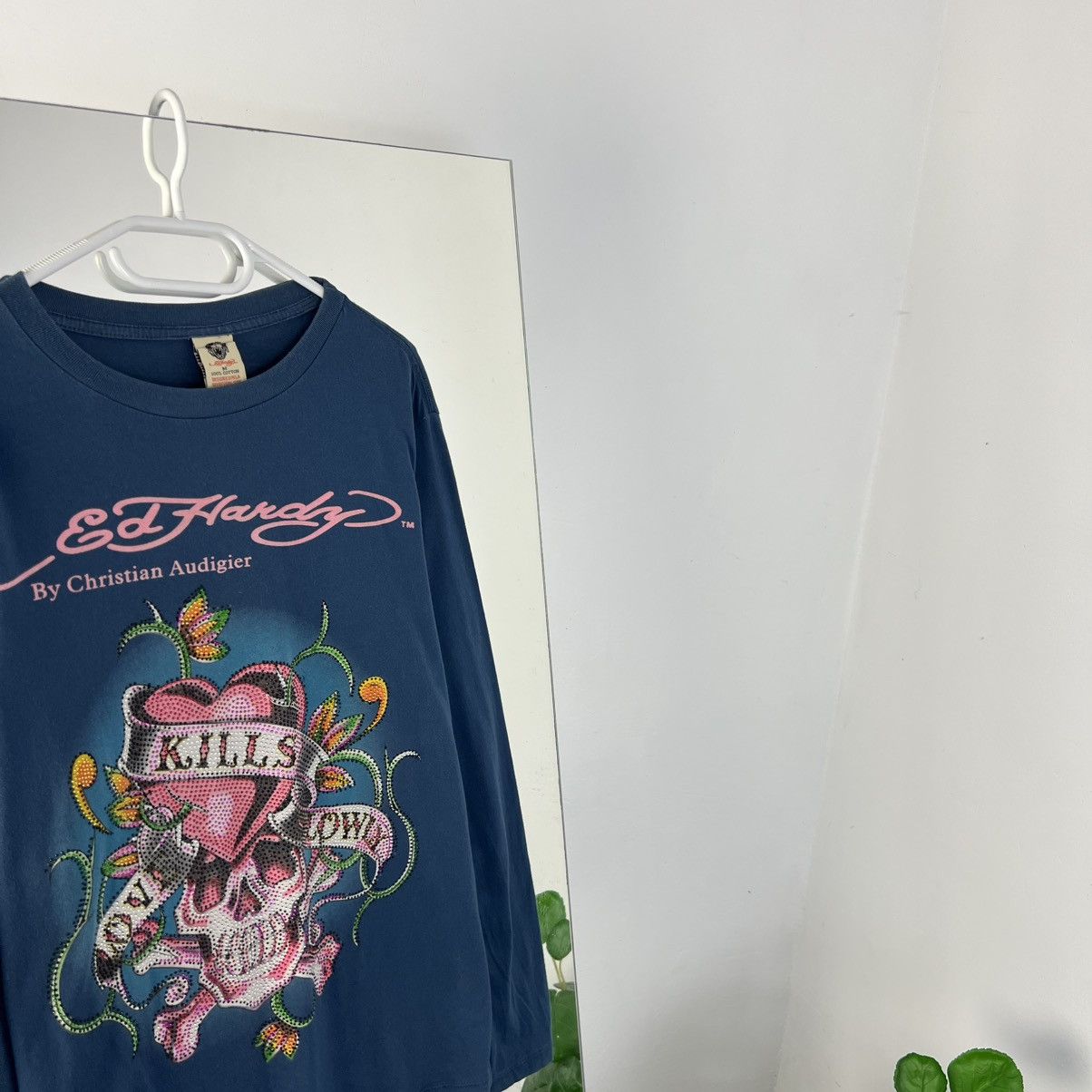 Ed Hardy Vintage Y2K Ed Hardy Big Logo Japanese Style Long Sleeve Size US M / EU 48-50 / 2 - 3 Thumbnail