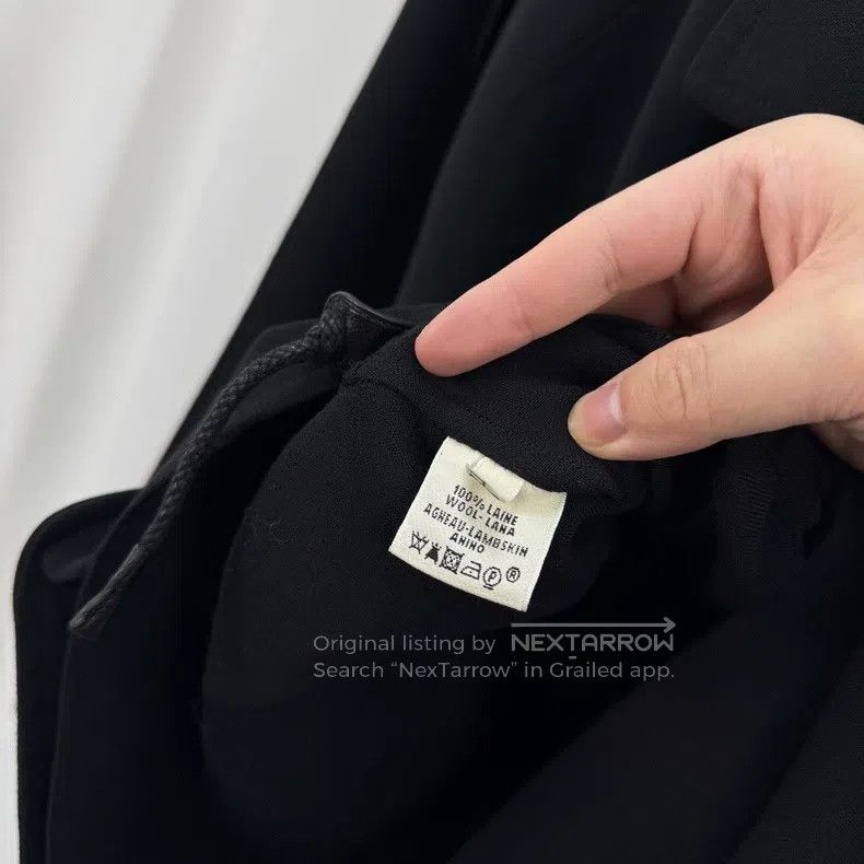 Hermes Hermes Black cashmere waist-cinching zipper jacket Size XS / US 0-2 / IT 36-38 - 6 Thumbnail