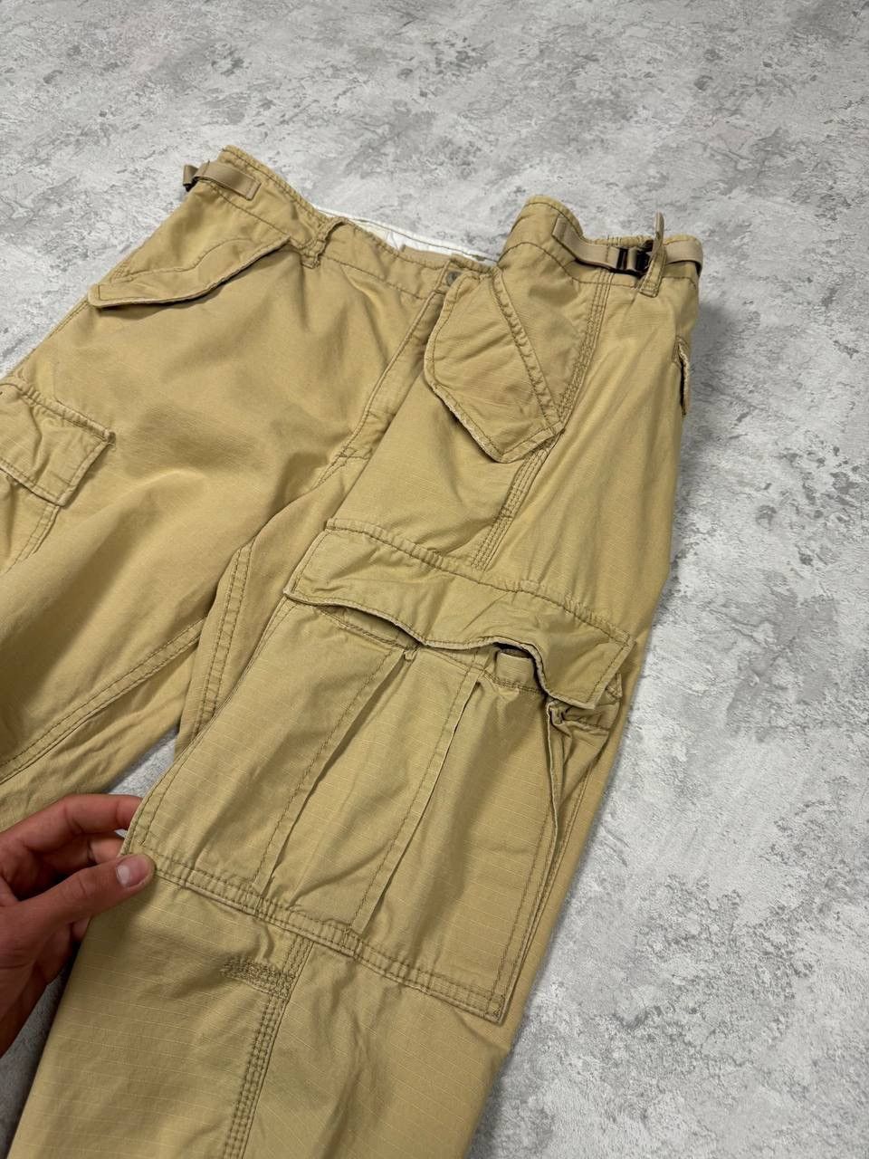 Denim & Supply Ralph Lauren Vintage Denim & Supply Ralph Lauren Cargo Baggy Pants 36/32 Size US 36 / EU 52 - 9 Thumbnail