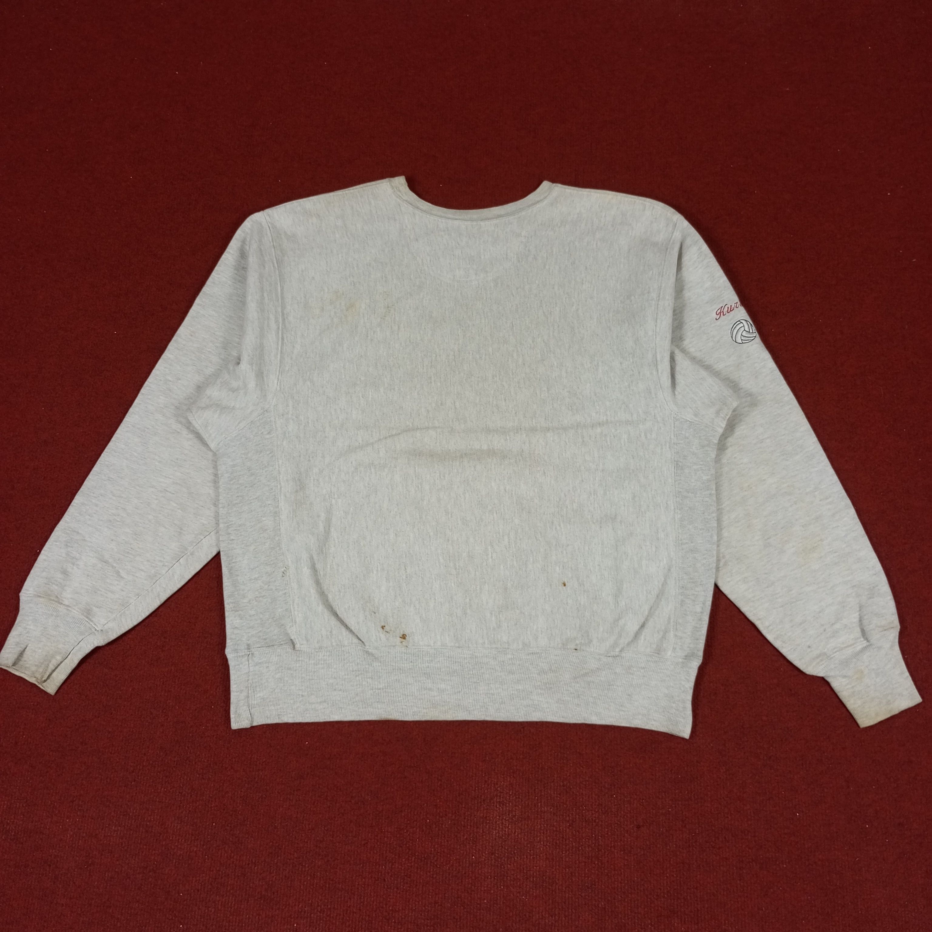 Champion × Vintage Visitation Volleyball Streetwear Champion Sweatshirt Size US L / EU 52-54 / 3 - 3 Thumbnail