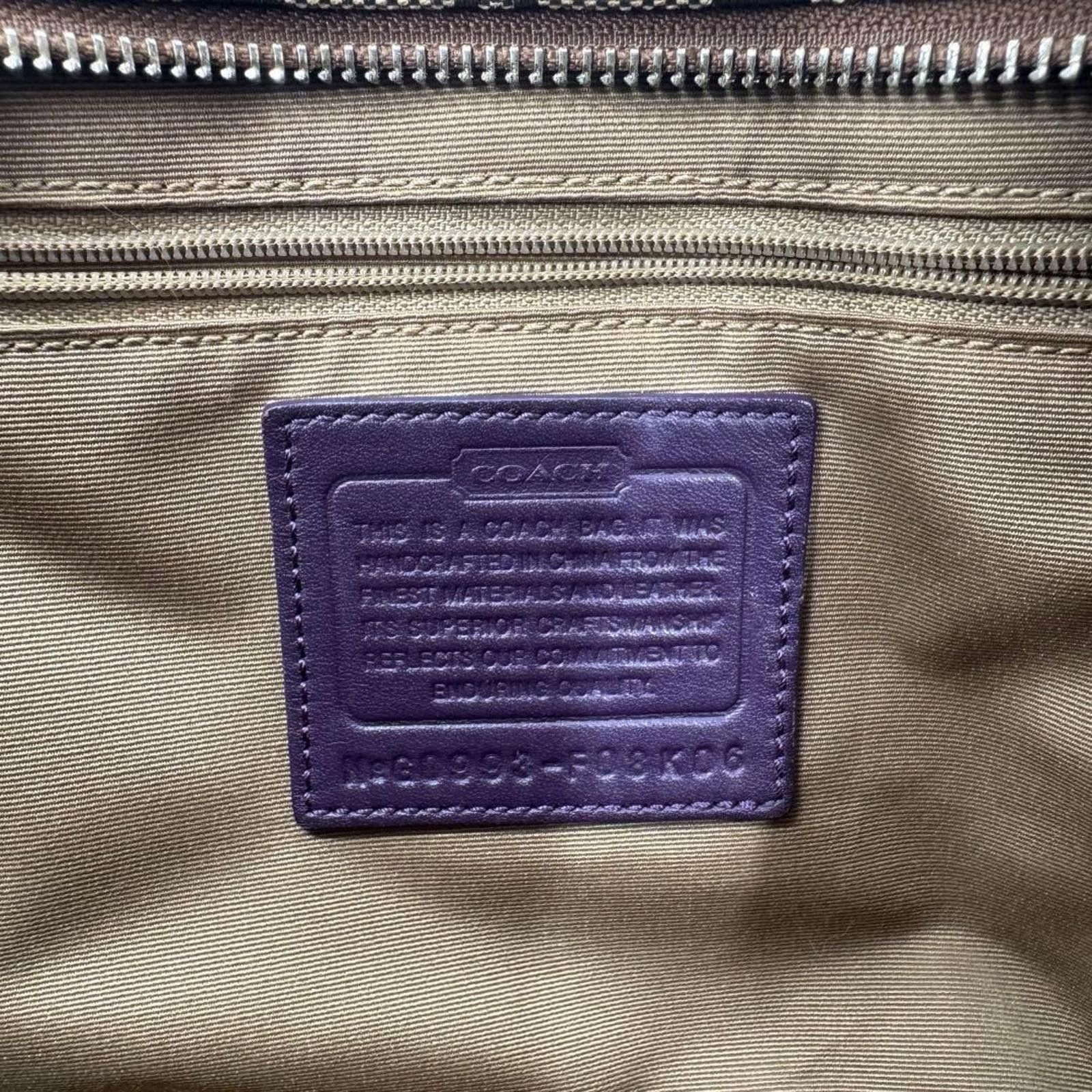 Coach Coach - Signature Canvas Leather Handbag Size ONE SIZE - 8 Thumbnail