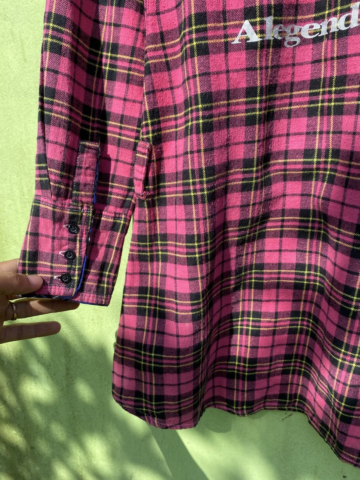 Dickies Dickies Pink Plaid Grunge Flannel Shirt Vintage Workwear Size ONE SIZE - 16 Thumbnail