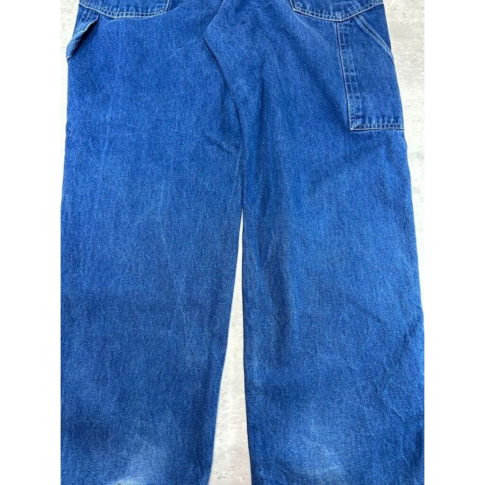 Other Vintage Key Work Wear Dark Wash Carpenter Pants Size 35 Blue Size US 35 - 8 Thumbnail