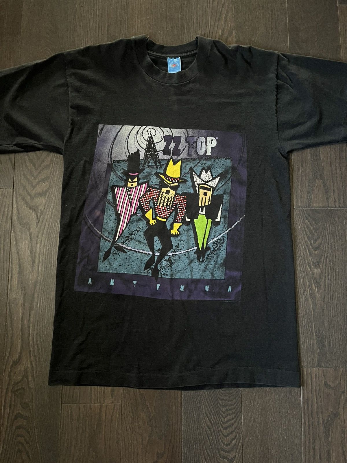 Band Tees × Vintage Vintage 1994 ZZ Top Antenna World Tour T Shirt Size US L / EU 52-54 / 3 - 1 Thumbnail