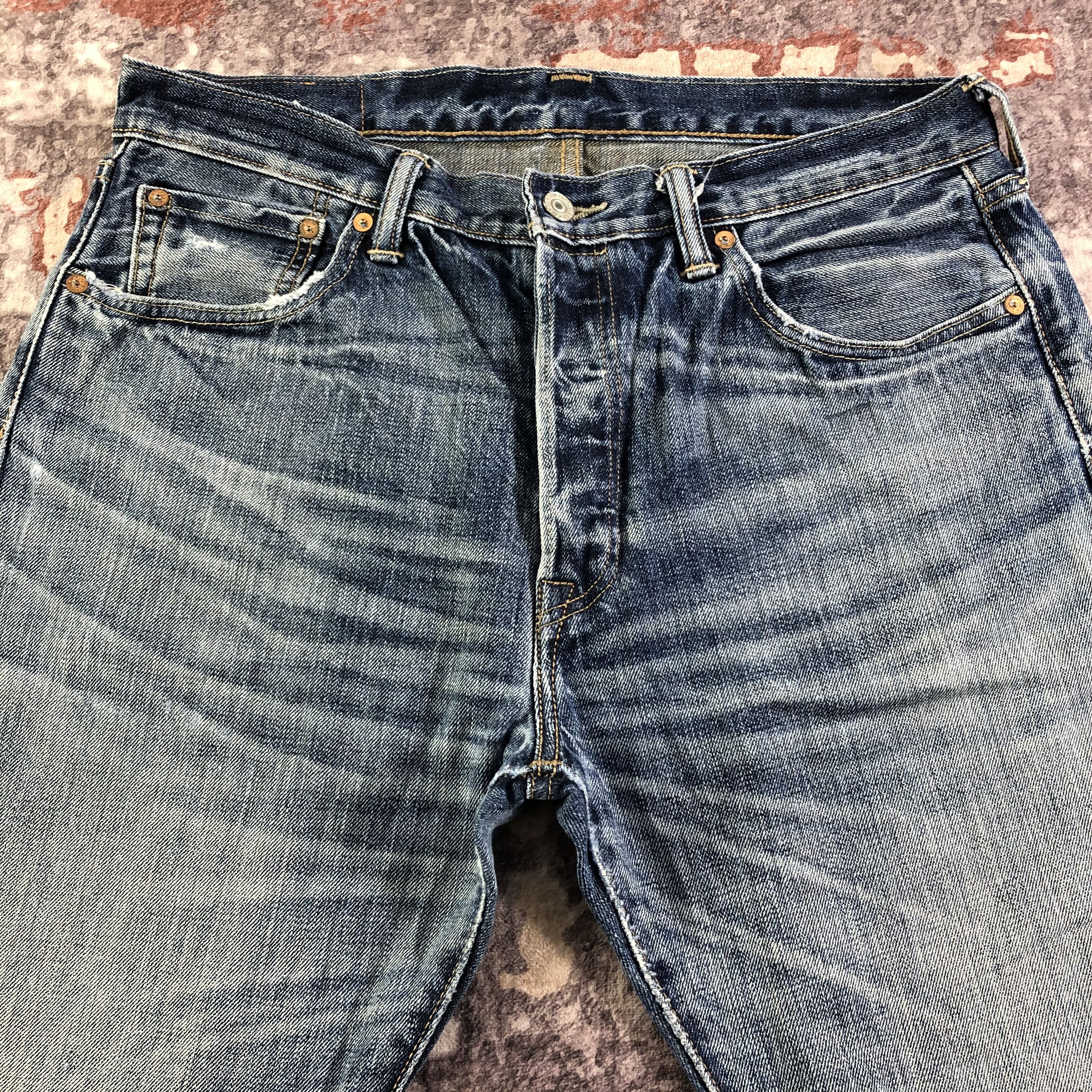 Levi's × Vintage Vintage Blue Wash Levis 501 Jeans-JM3314 Size US 34 / EU 50 - 3 Thumbnail