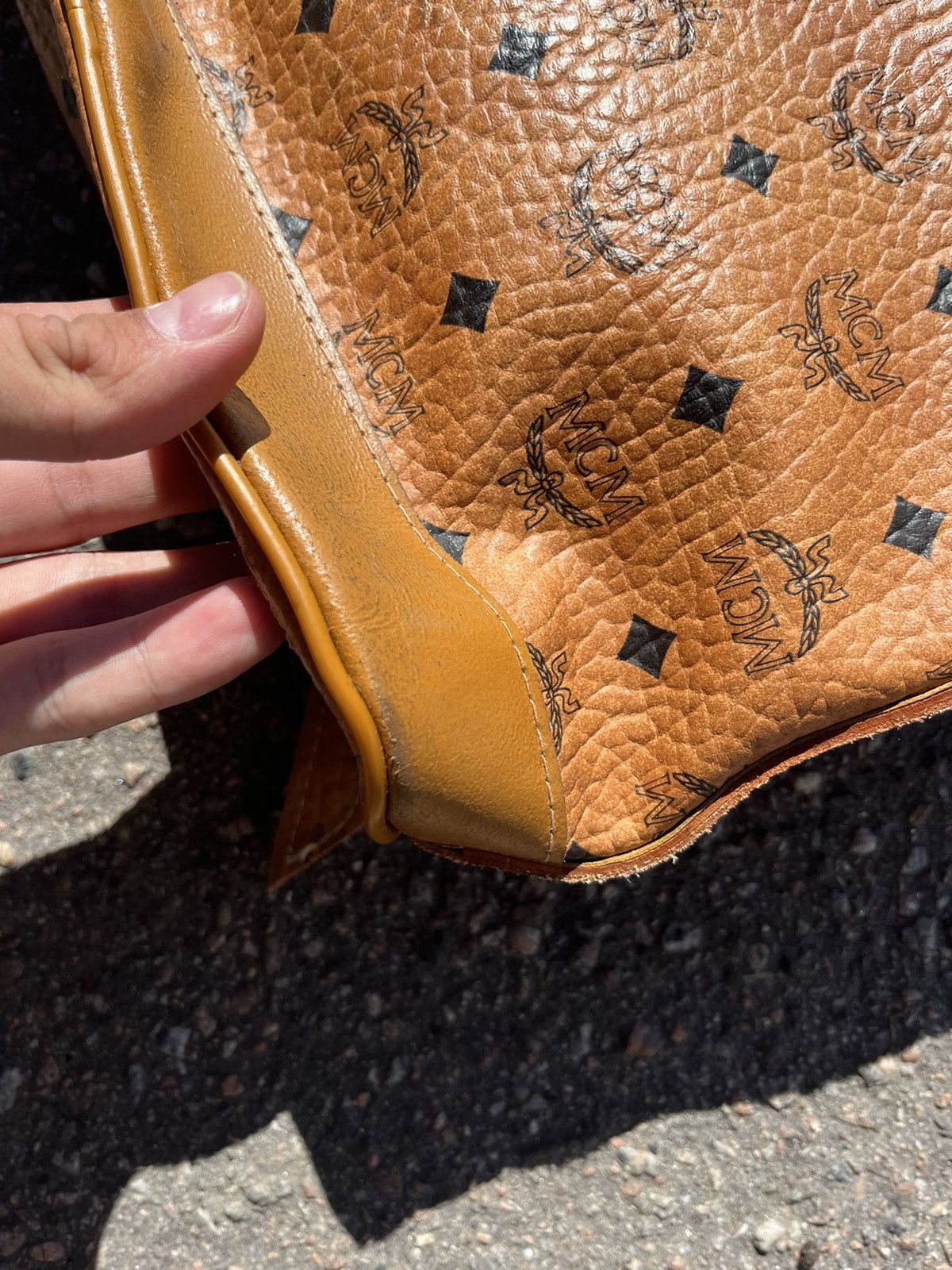 MCM Vintage MCM Monogram Bag Luxury Designer Size ONE SIZE - 16 Thumbnail