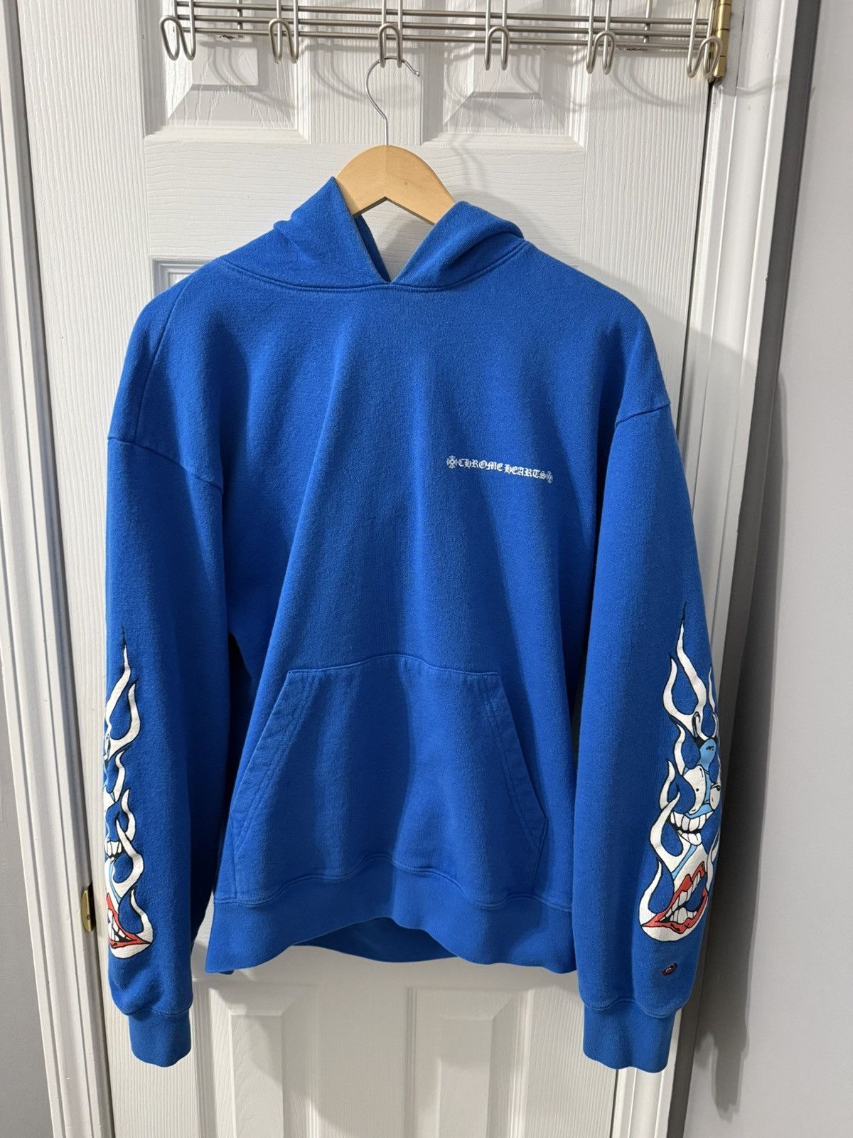 Chrome Hearts Matty Boy Space Flame Hoodie Size Large