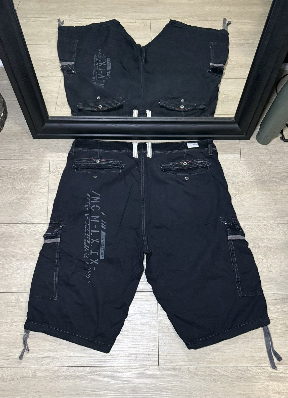 Sean John Y2K 2000s Sean John Tactical Cargo Shorts Size US 38 / EU 54 - 1 Thumbnail