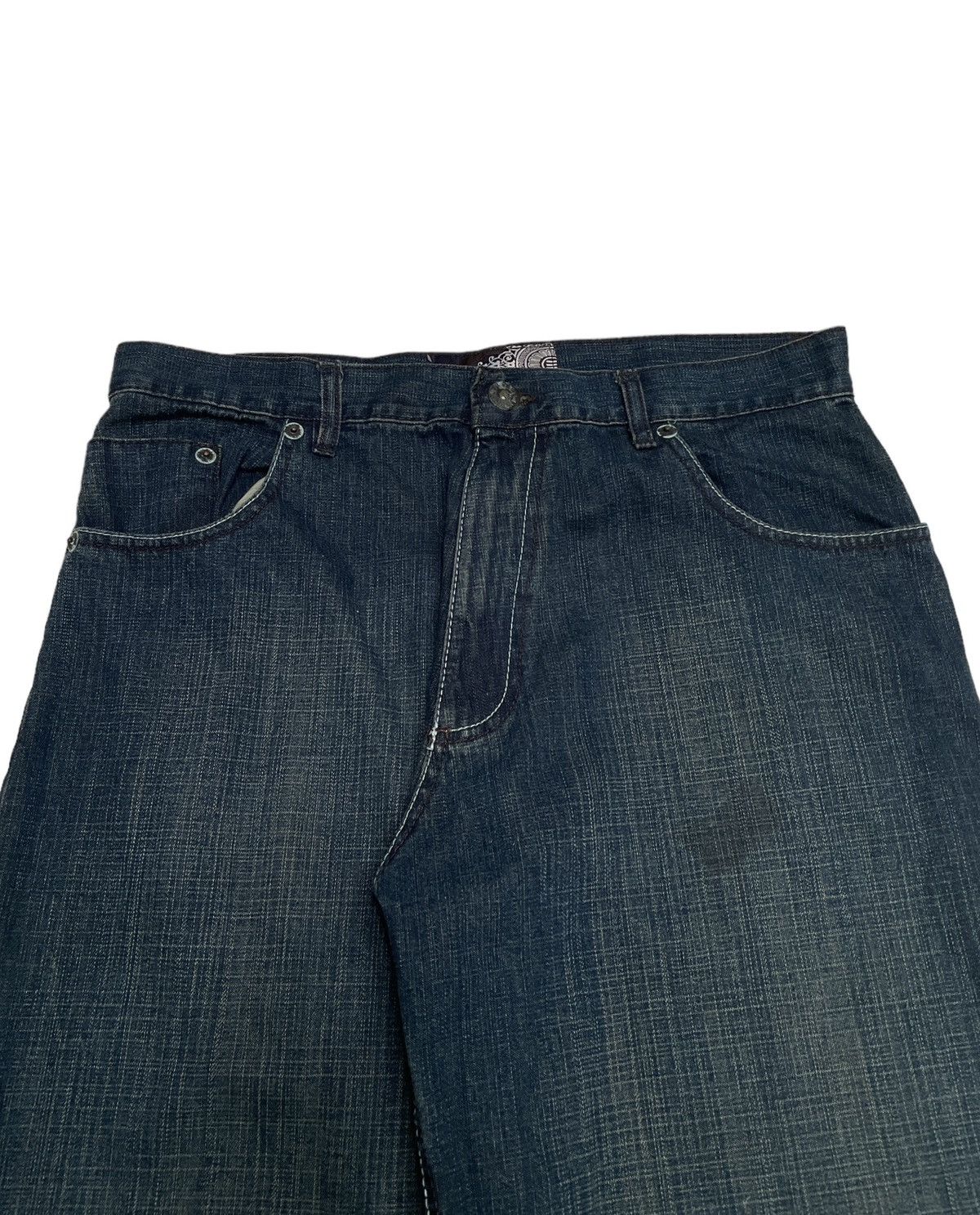 Japanese Brand × Vintage Rare Design Vintage Brand Evolution Baggy Jeans 2000s Size US 34 / EU 50 - 5 Thumbnail