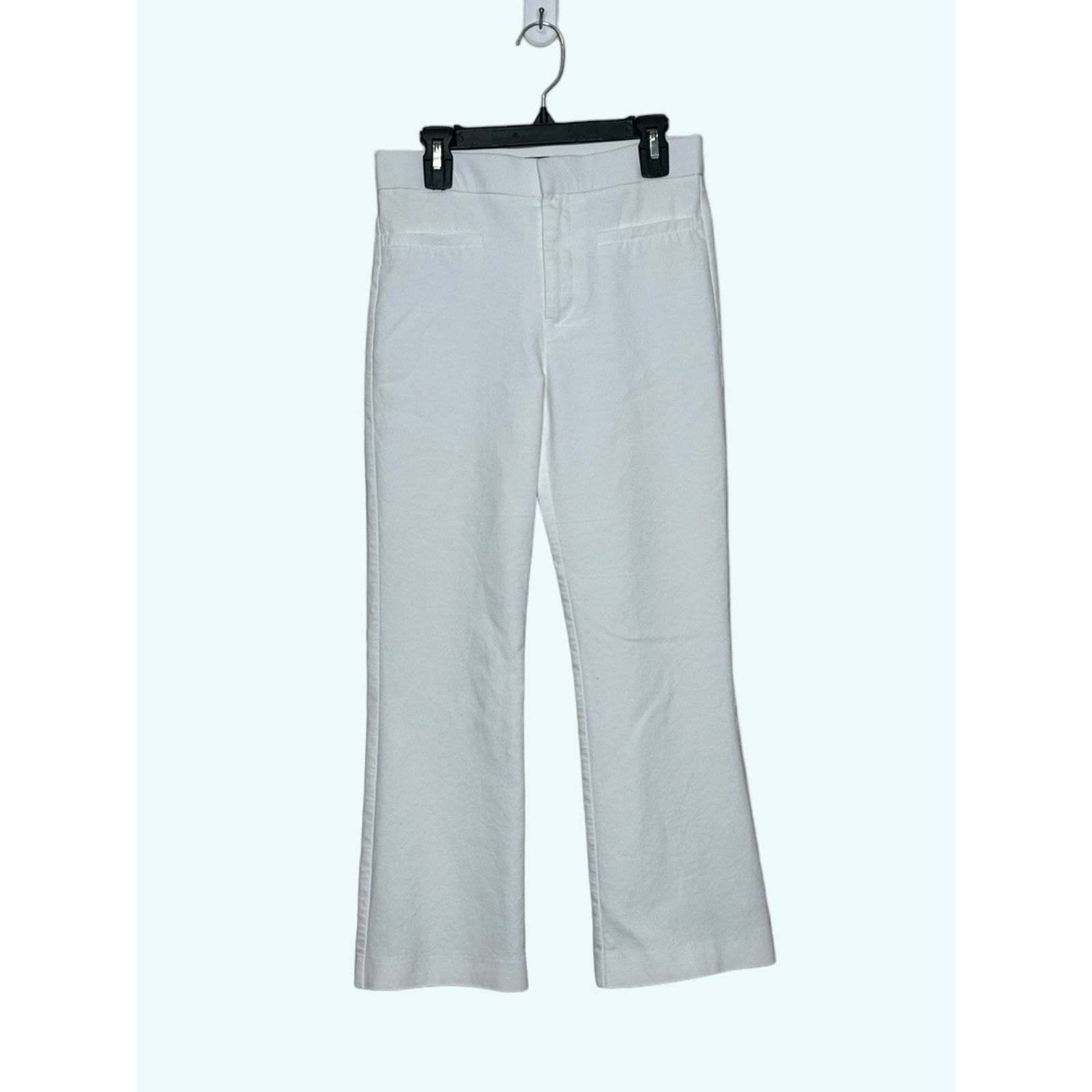 Zara Zara white straight legs ankle pants size XS Size 27" / US 4 / IT 40 - 4 Thumbnail