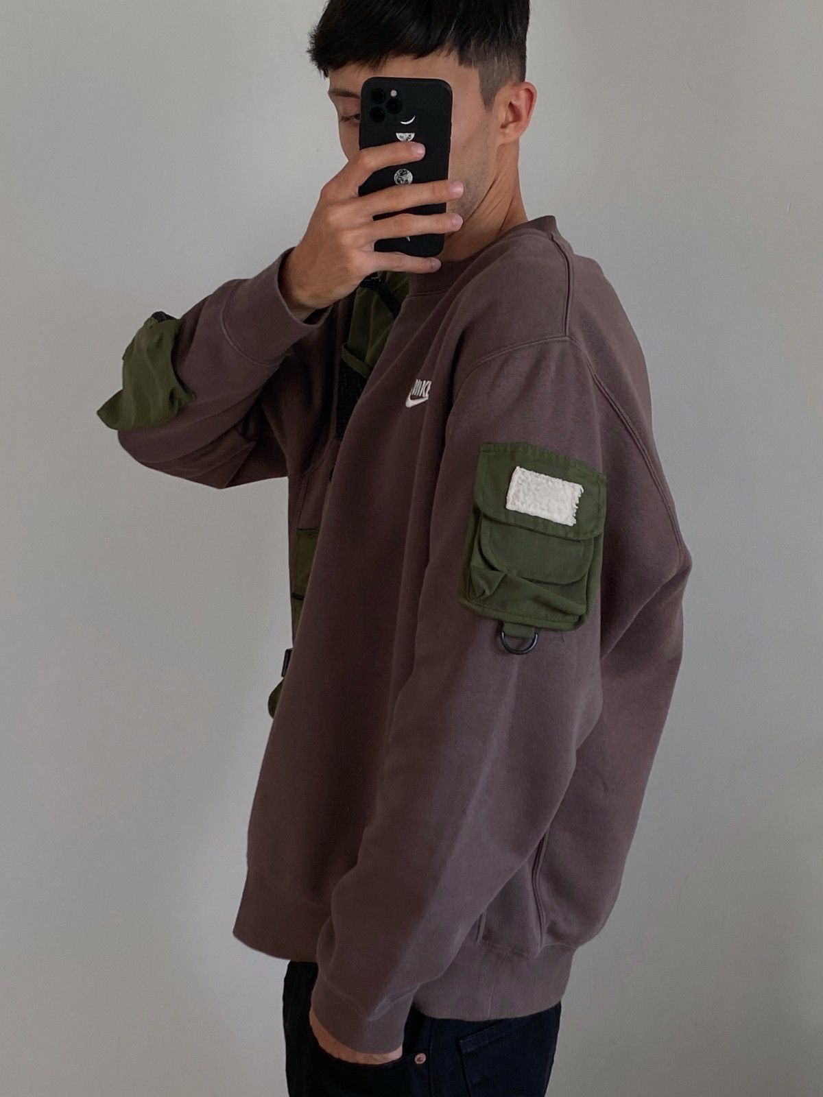 Nike Reworked west multipocket sweatshirt 🟤 Size US XL / EU 56 / 4 - 10 Thumbnail