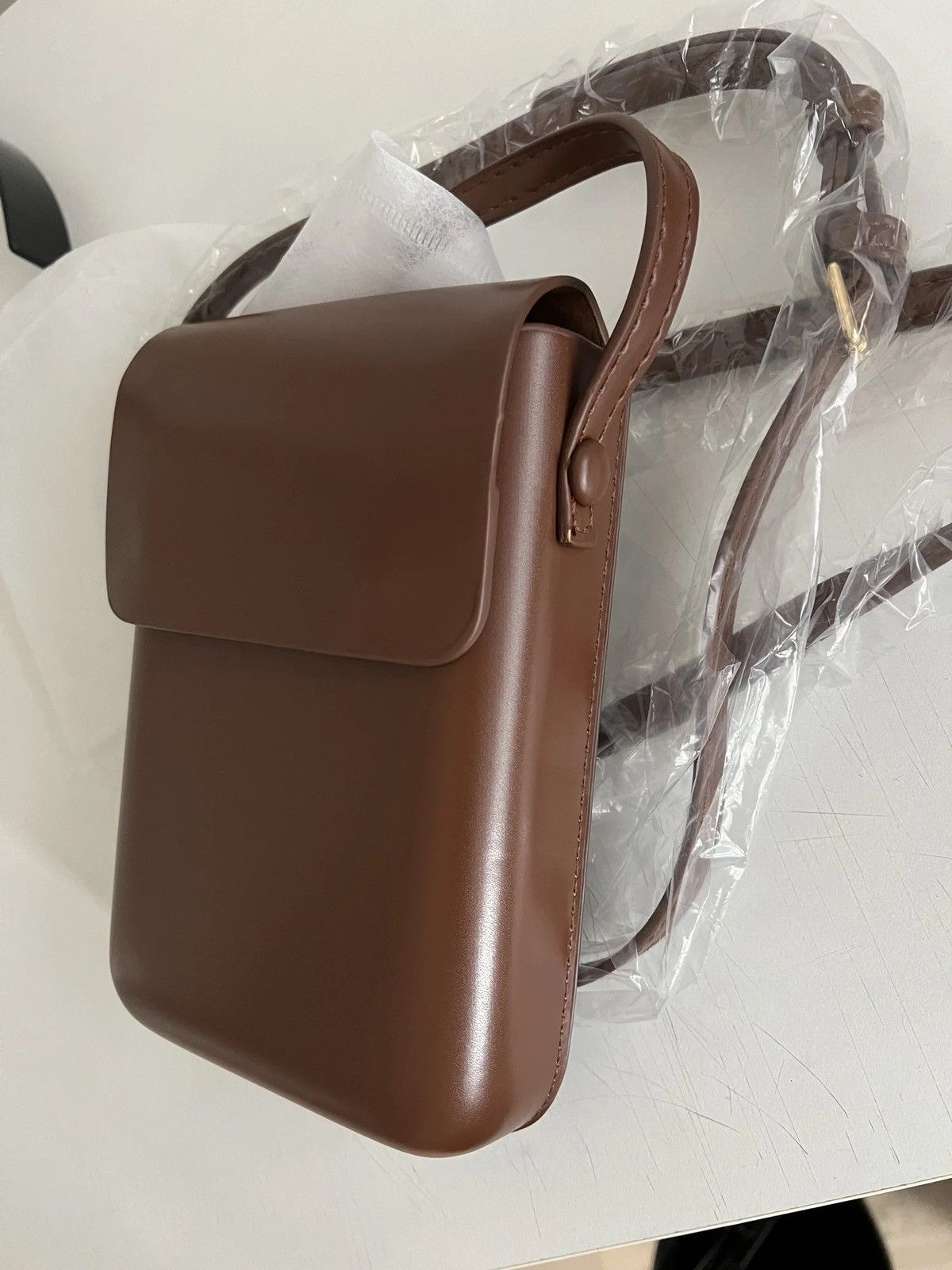 Vintage Korean fashion black square mini flap bag crossbody bag Size ONE SIZE - 3 Thumbnail