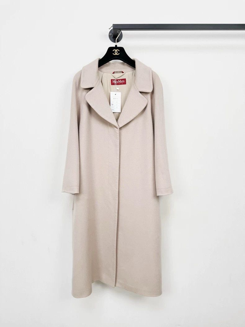 Max Mara Max Mara Naked Pink Cashmere Coat Size L / US 10 / IT 46 - 1 Thumbnail