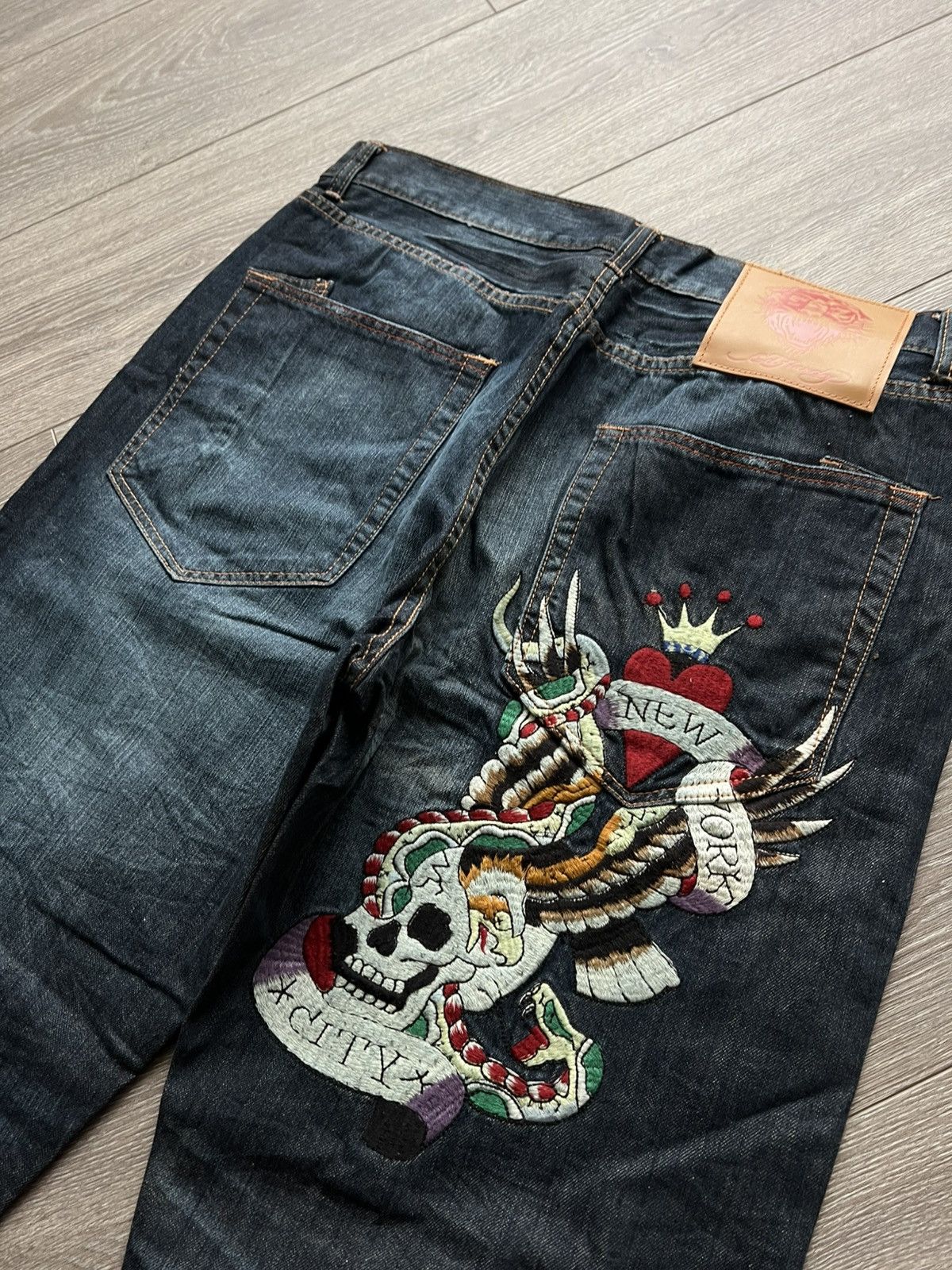 Ed Hardy Vintage Ed Hardy Jeans by Christian Audigier Pants Size US 38 / EU 54 - 7 Thumbnail