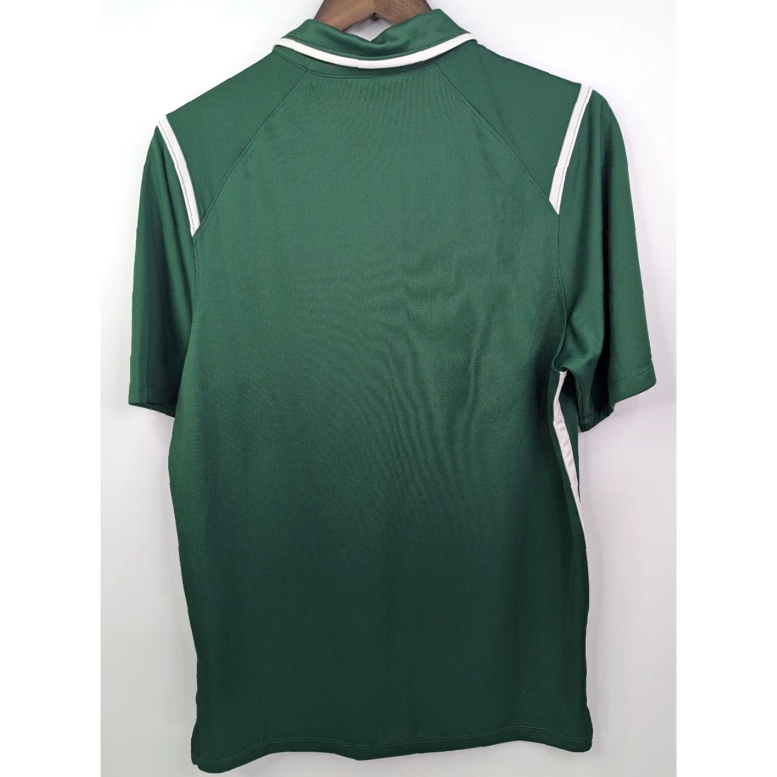 Nike Nike Golf Shirt Mens Small Green White Polo Sideline Dri Fit Athletic 706710 Size US S / EU 44-46 / 1 - 2 Thumbnail