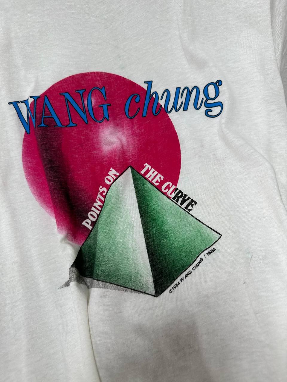Band Tees × Vintage Wang Chung 1984 Rare Points on the Curve T-Shirt Size US S / EU 44-46 / 1 - 4 Thumbnail