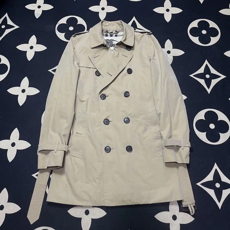 Burberry Burberry Beige Mid-Length Trench Coat for Men Size US M / EU 48-50 / 2 - 1 Thumbnail
