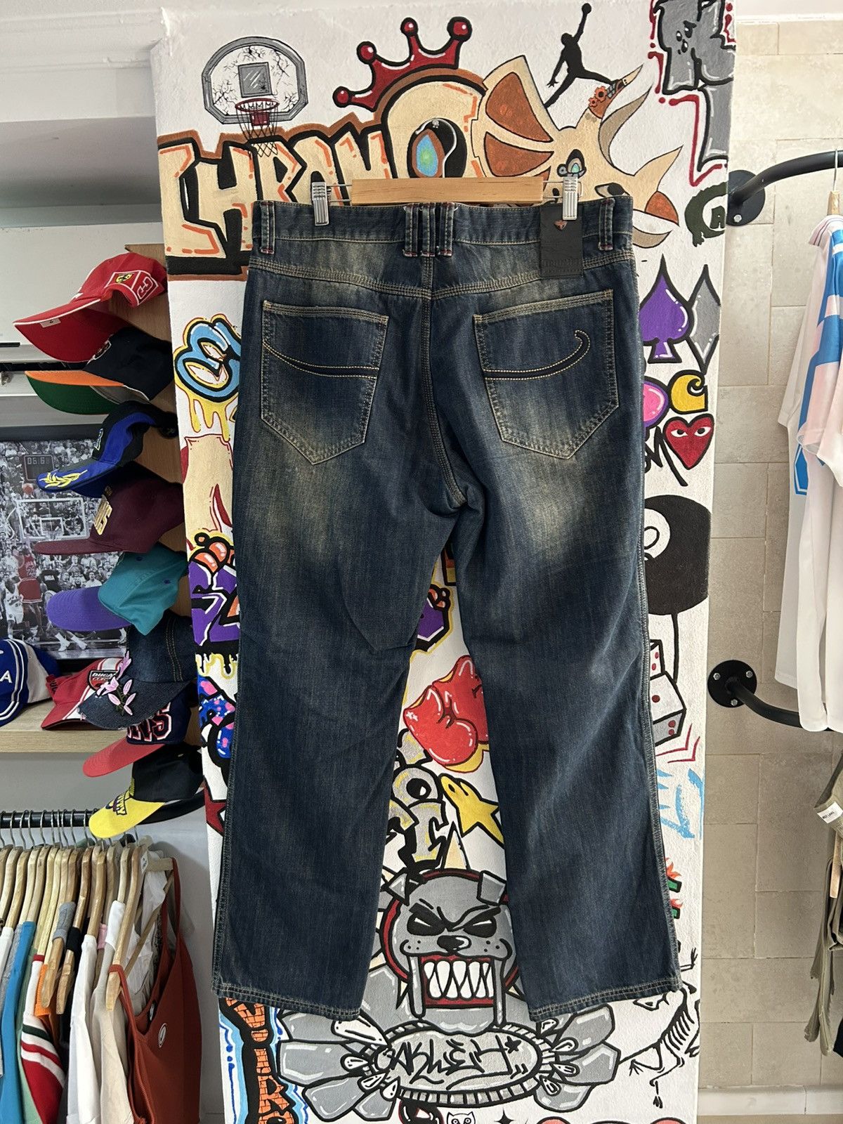 Vintage Triumph Motorcycles Jeans For Riding Size US 36 / EU 52 - 2 Thumbnail