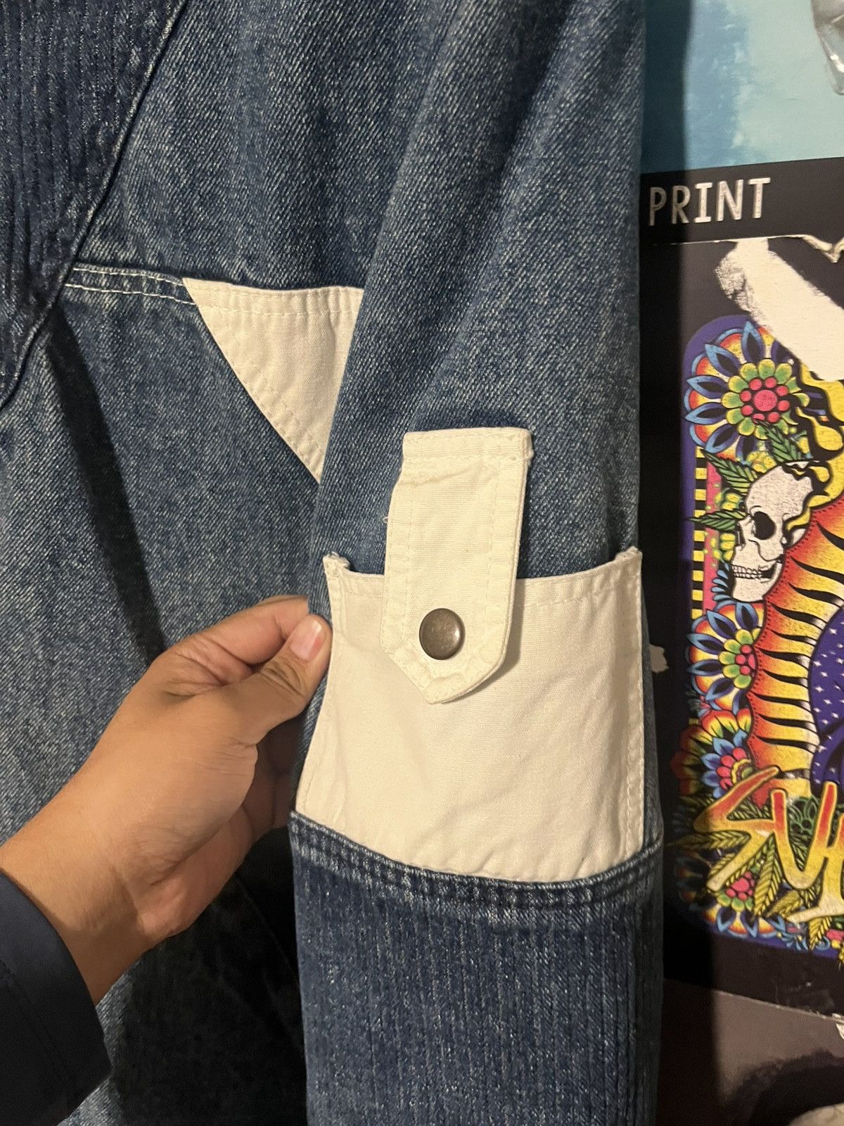 Members Only Vintage 80’s 90’s Members Only Heavy Sherpa Denim Jacket Size S / US 4 / IT 40 - 4 Thumbnail