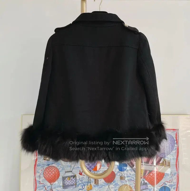 Moschino Moschino Women’s Black Wool Fall Jacket . Size M / US 6-8 / IT 42-44 - 2 Thumbnail