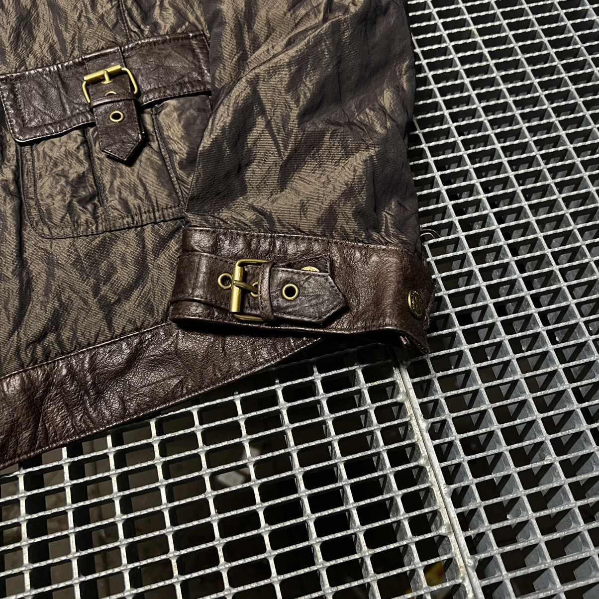 Vintage Rare Vintage Distressed Leather Jacket Military Archive Piec Size S / US 4 / IT 40 - 6 Thumbnail