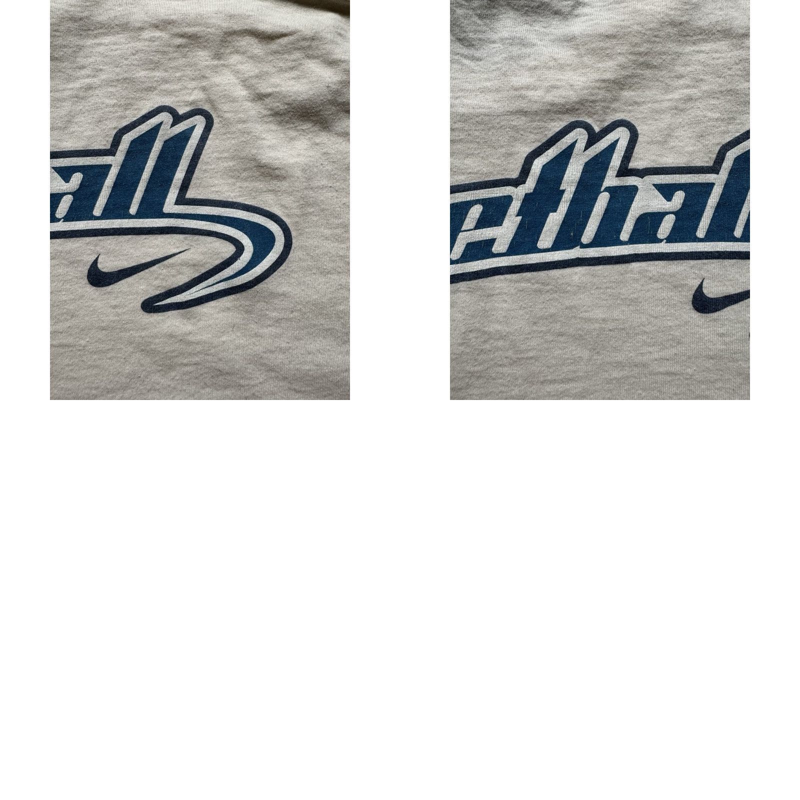Nike VINTAGE Nike Basketball Swoosh Long Sleeve Shirt Beige XXL Men 90s Pullover Cotton Bball Center Swoosh USA Size US XXL / EU 58 / 5 - 9 Thumbnail