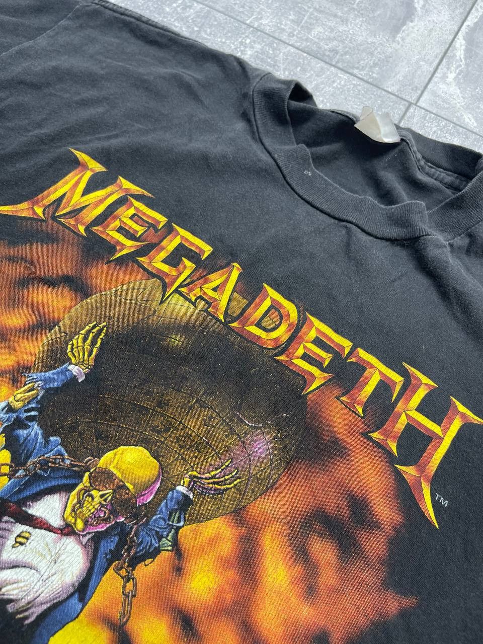 Band Tees × Megadeth Megadeth 1991 Oxidation Tour Shirt / Large Rock Metal Size US L / EU 52-54 / 3 - 10 Thumbnail