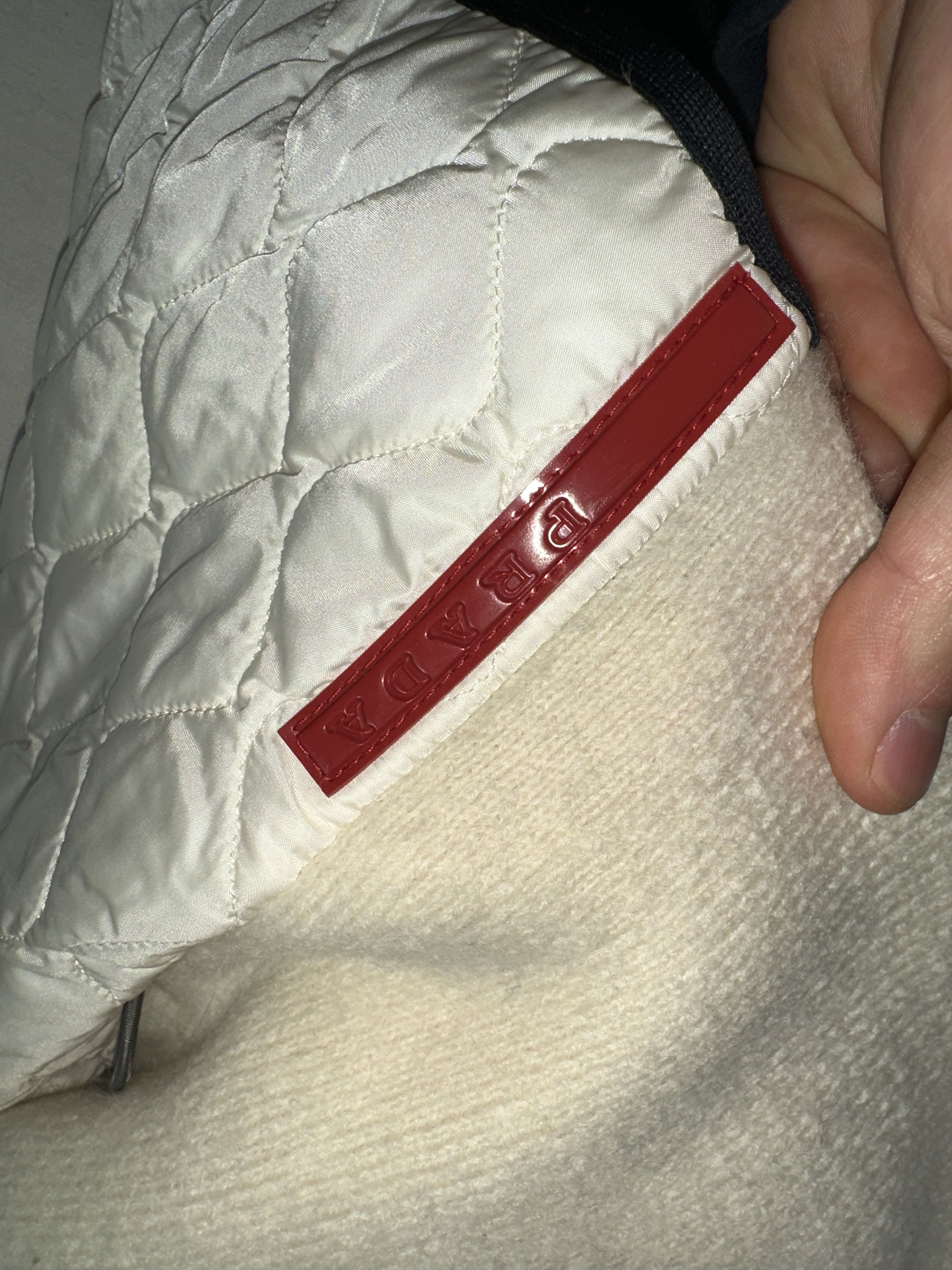 Prada Prada Linea Rossa Quilted Wool Hybrid Jacket IT40 Italy Size S / US 4 / IT 40 - 4 Thumbnail