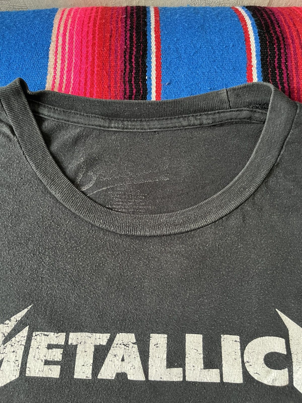 Band Tees × Metallica Metallica Band 2015 Merch T-Shirt Size US XXL / EU 58 / 5 - 2 Thumbnail