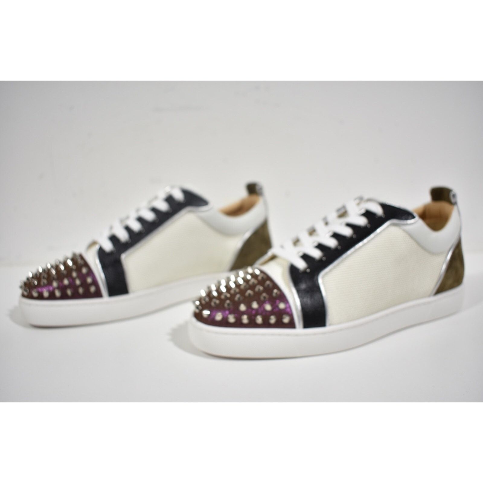 Christian Louboutin Christian Louboutin Louis Junior Spikes Low Top Sneakers Size US 11 / EU 44 - 9 Thumbnail
