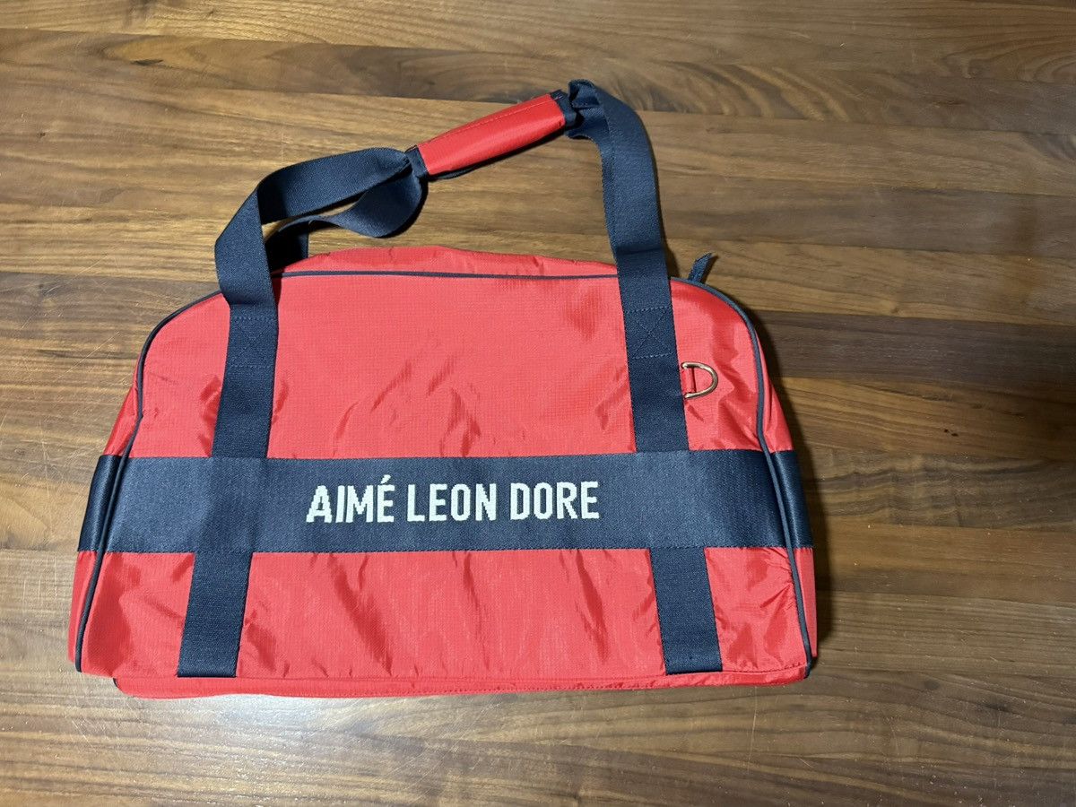 Aime Leon Dore Aime Leon Dore Nylon Duffle Bag Equestrian Red ALD Queens Size ONE SIZE - 4 Thumbnail