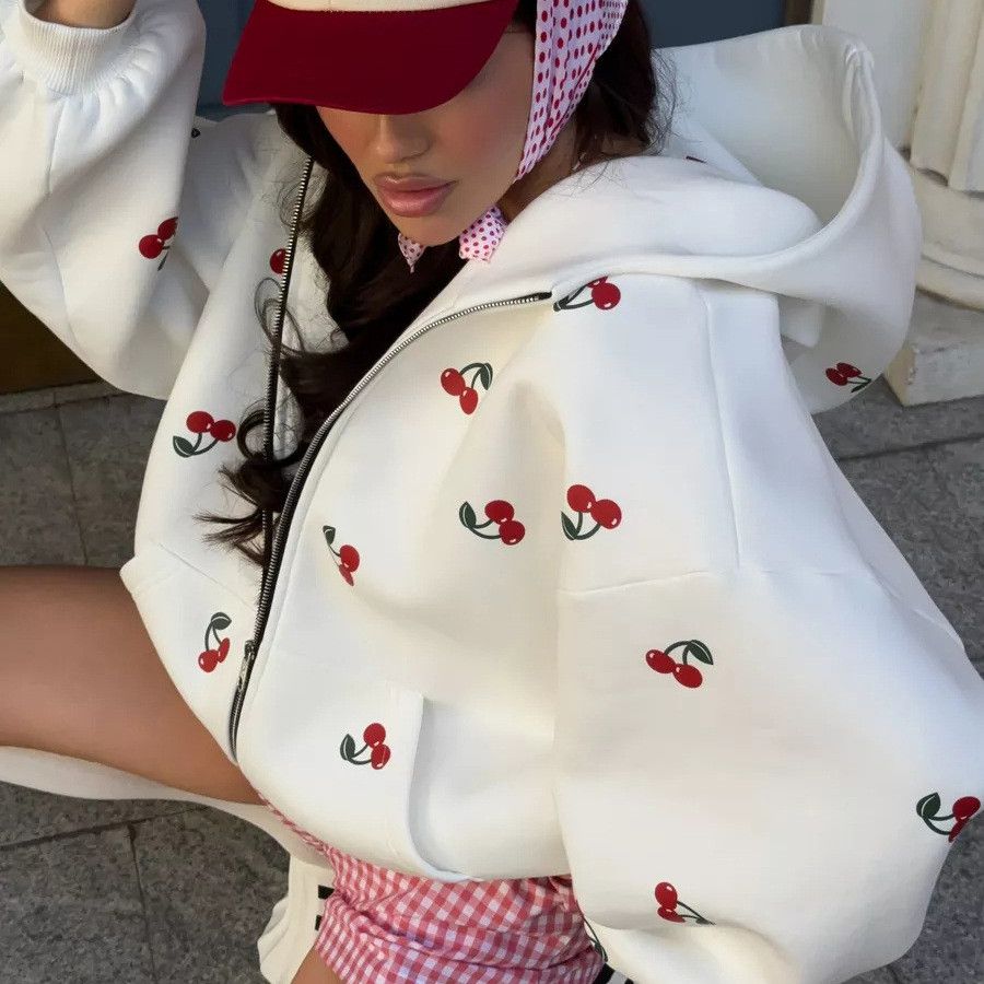 Other cherry print sweatshirt jacket Size L / US 10 / IT 46 - 3 Thumbnail