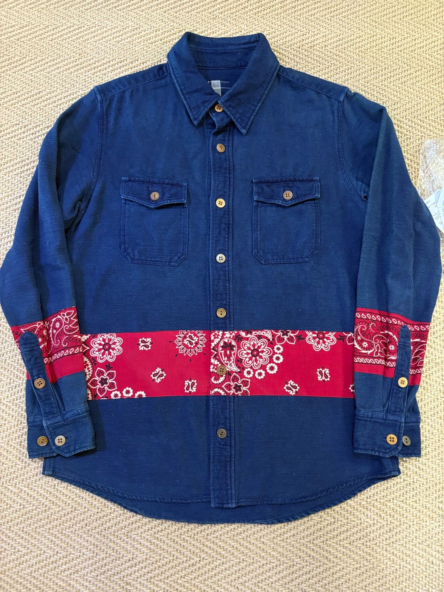 Visvim VISVIM 15AW ICT BLACK ELK FLANNEL SHIRT RED CASCADE SZ2 Size US M / EU 48-50 / 2 - 1 Thumbnail