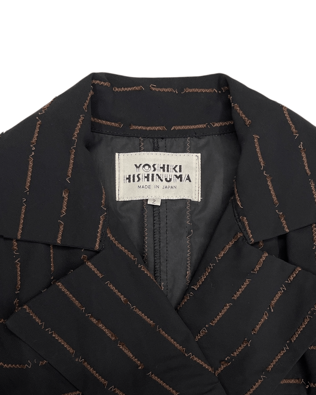 Japanese Brand Yoshiki Hishinuma Deconstructed Stitch Trench Coat Size XS / US 0-2 / IT 36-38 - 9 Thumbnail