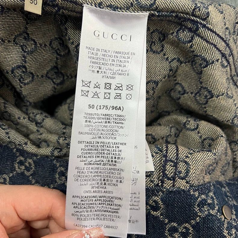Gucci Gucci Vintage blue double G denim jacket 2502-Nextarrow Size US M / EU 48-50 / 2 - 5 Thumbnail