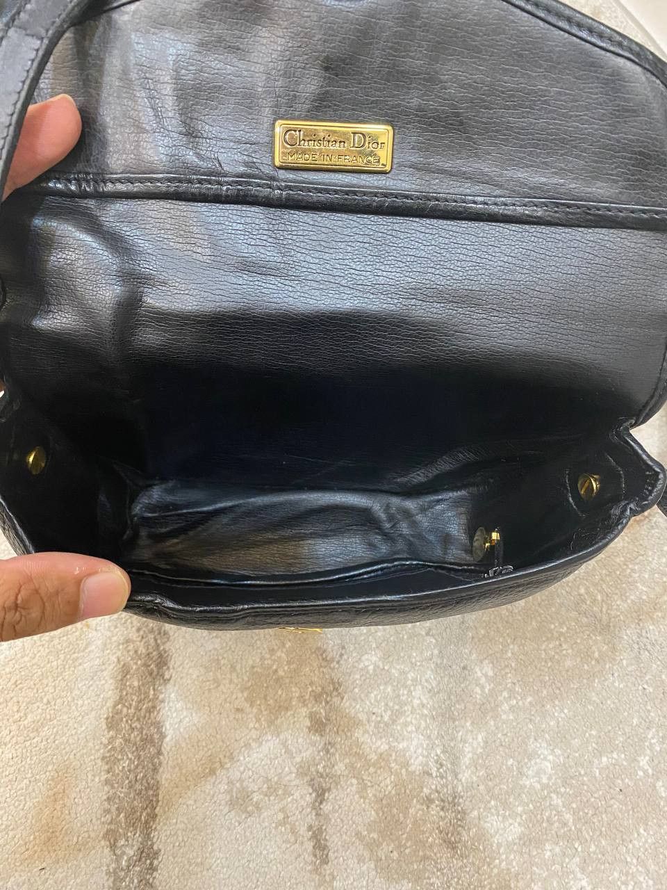 Dior Christian Dior BOBBY LEATHER CROSSBODY BAG Size ONE SIZE - 8 Thumbnail