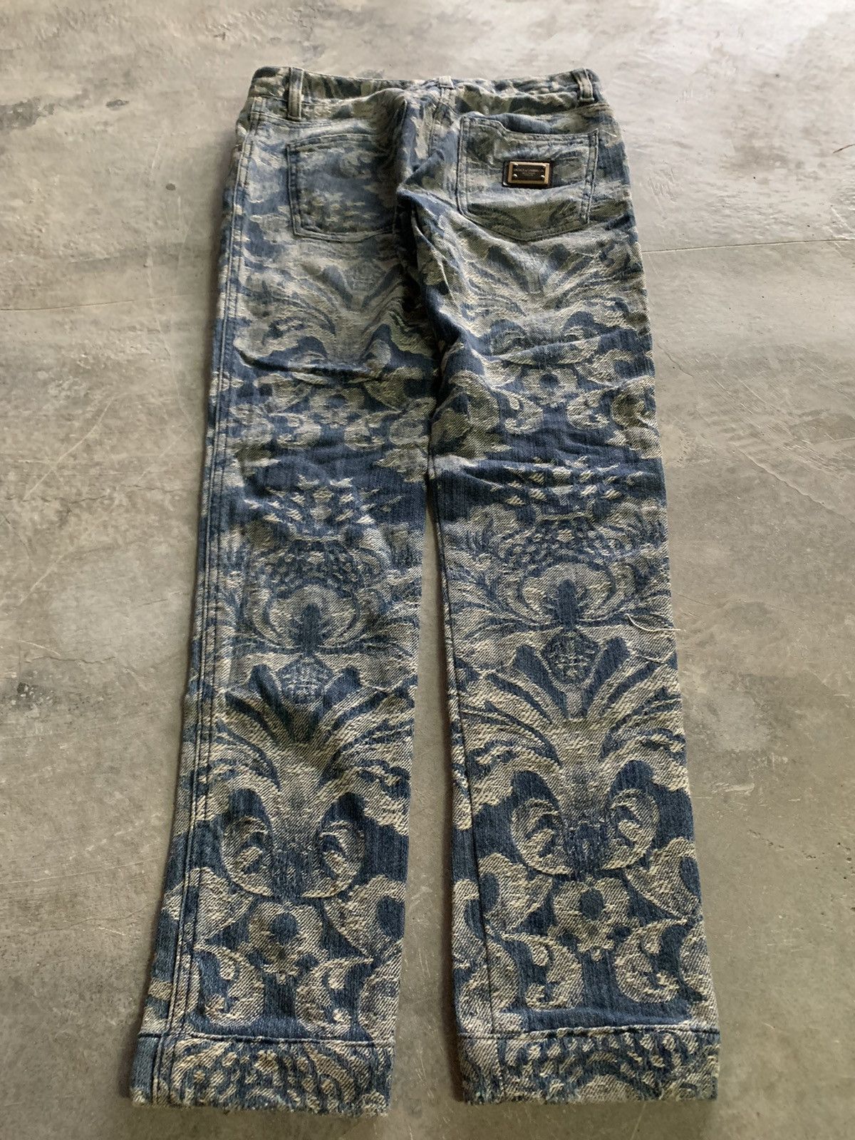 Dolce & Gabbana dolce & gabbana full print jeans design skinny petit fits Size 26" / US 2 / IT 38 - 14 Thumbnail