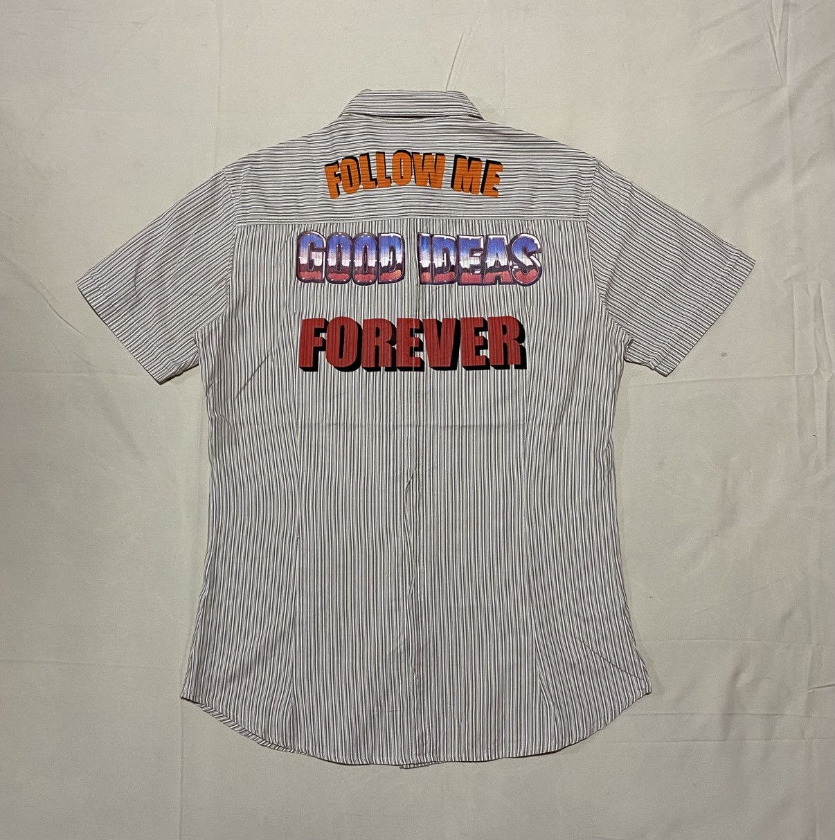 Dolce & Gabbana Vintage Dolce & Gabbana Follow Me Good Ideas Forever Shirt Size US M / EU 48-50 / 2 - 1 Thumbnail