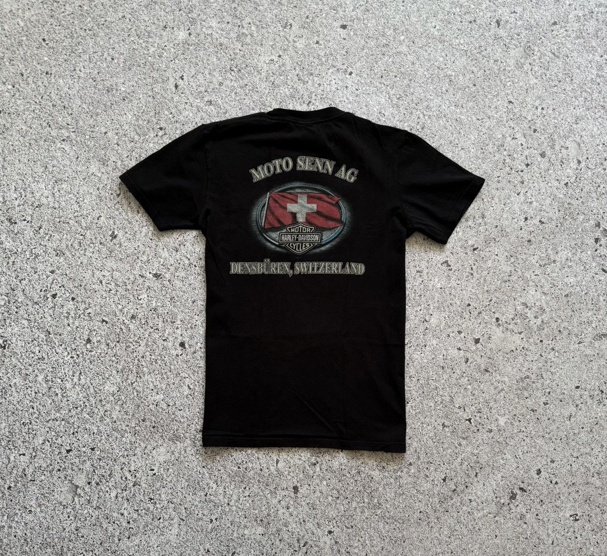 Band Tees × Harley Davidson × Vintage Vintage 2009 Harley Davidson Moto Senn AG Retro Y2K T-Shirt Size US M / EU 48-50 / 2 - 6 Thumbnail
