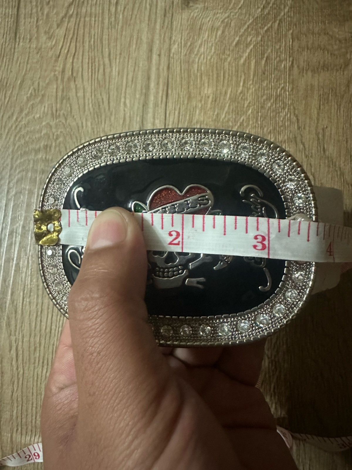 Ed Hardy 💀Ed Hardy Rhinestone Skulls Love Belts Size ONE SIZE - 5 Thumbnail