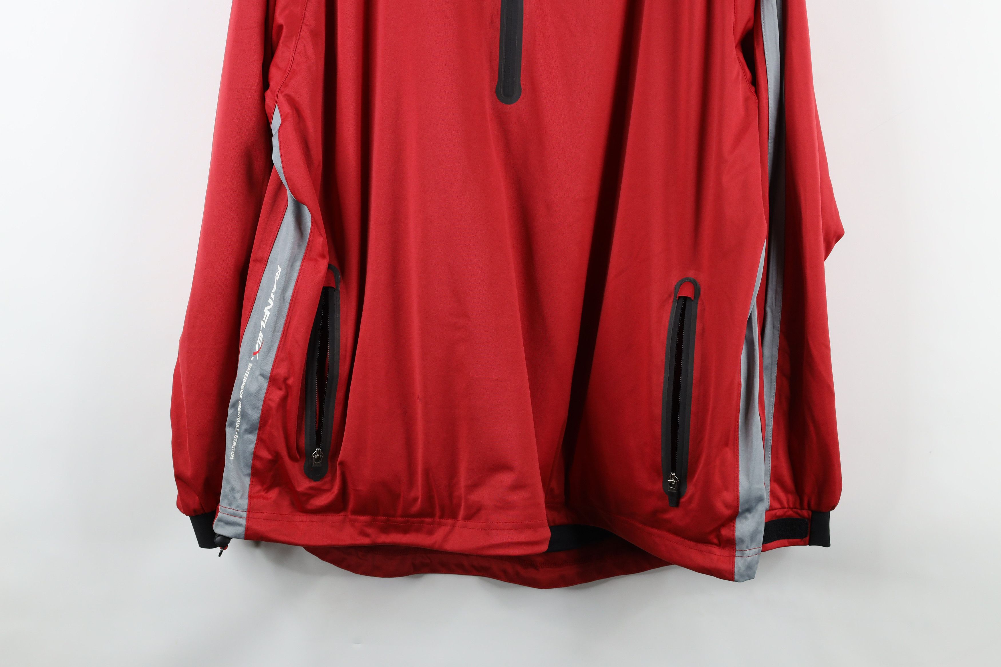 Vintage Sun Mountain Rainflex Half Zip Pullover Golf Jacket Red Size US XL / EU 56 / 4 - 3 Thumbnail
