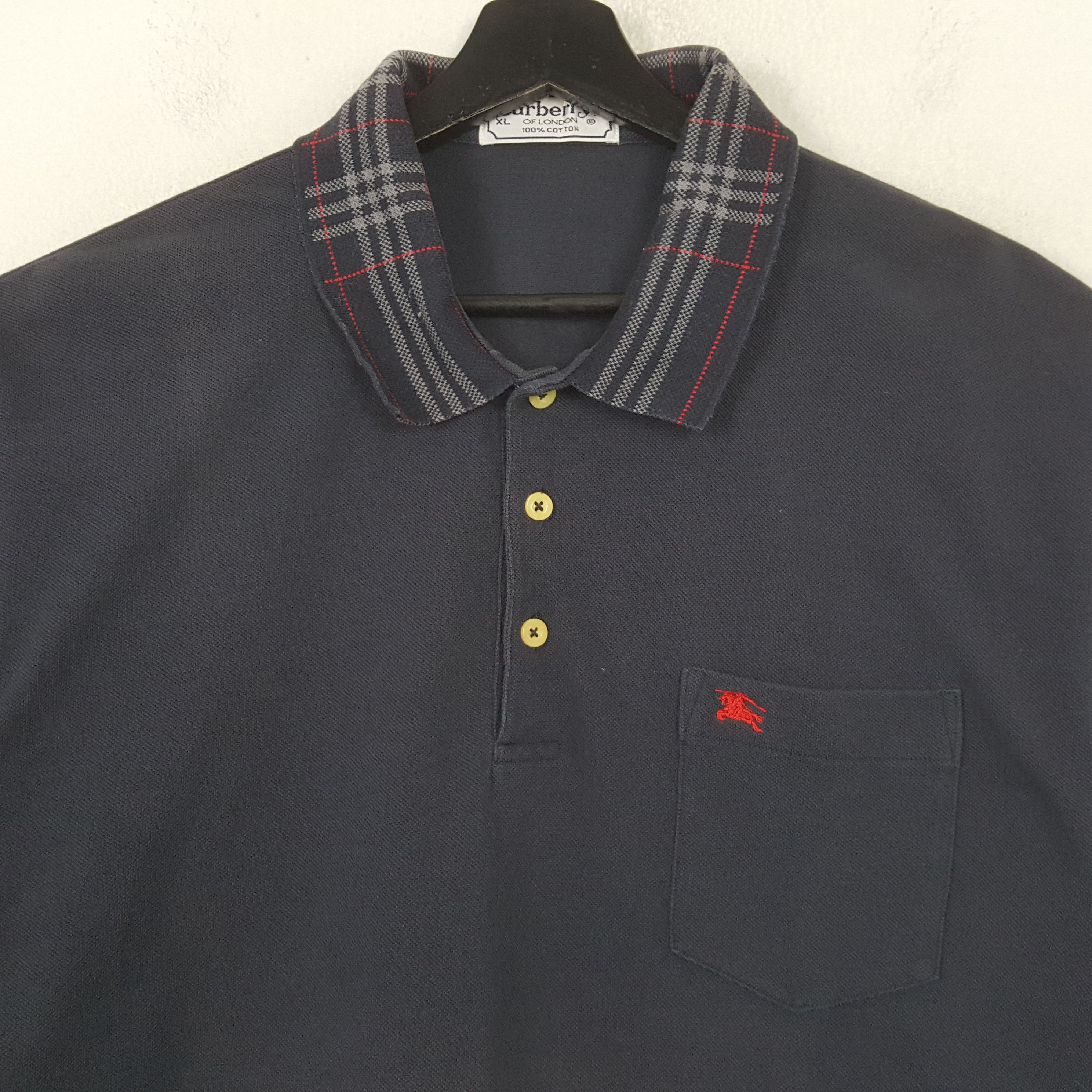 Burberry Burberrys Of London Fashion Brand Polos RR13 Size US L / EU 52-54 / 3 - 2 Thumbnail