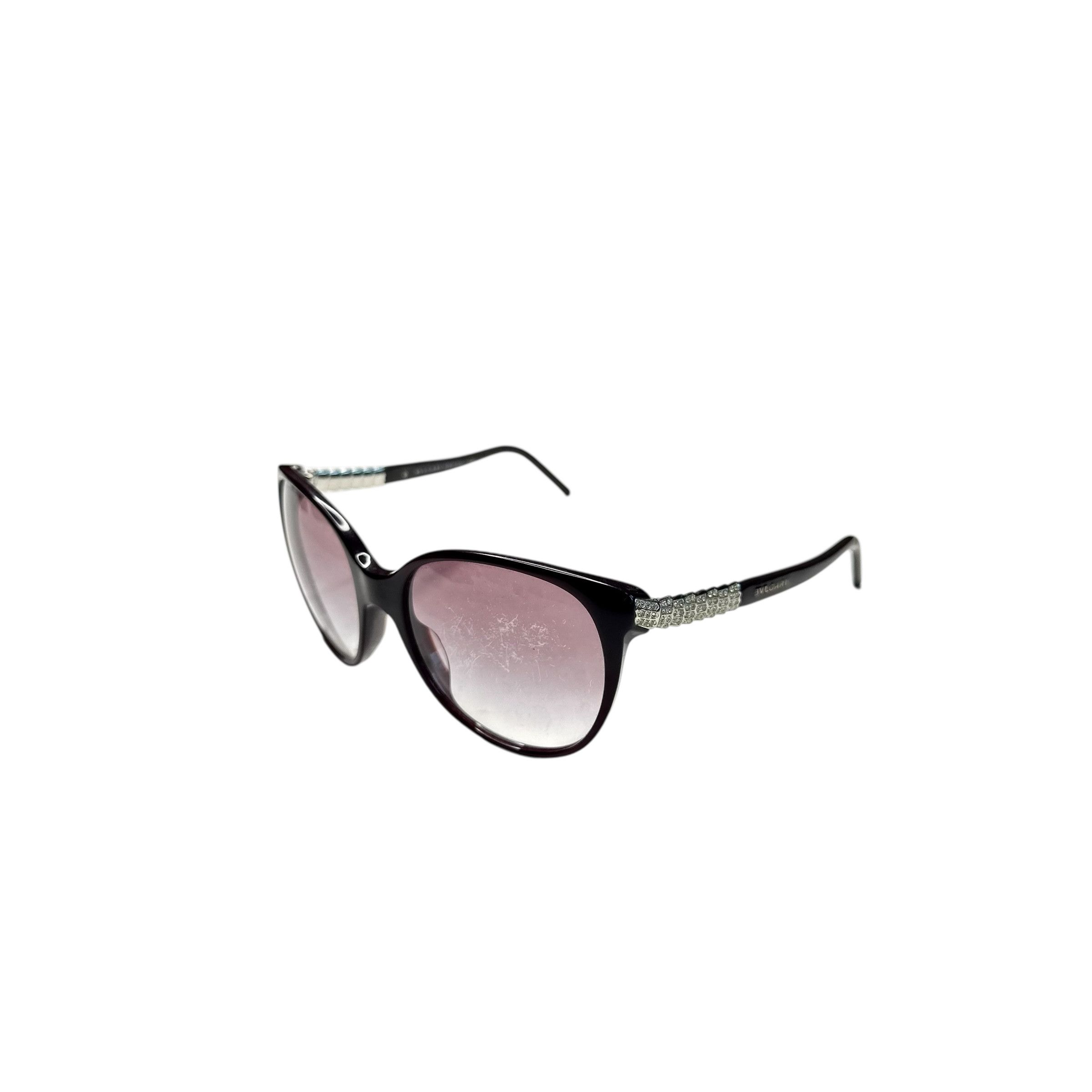 Bvlgari Bvlgari Swarovski Cateye Vintage Sunglasses Size ONE SIZE - 3 Thumbnail