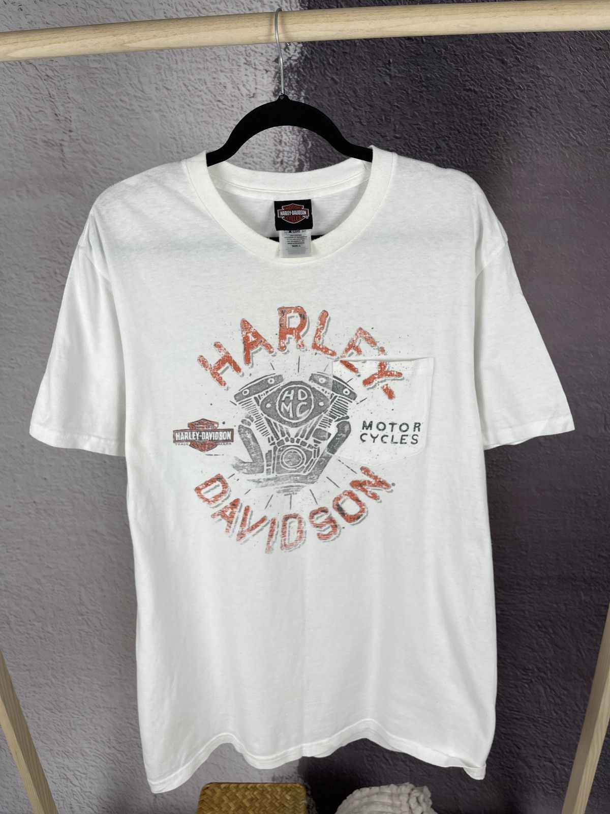 Harley Davidson Harley-Davidson Motorcycles Las Vegas Nevada big logo tee Size US L / EU 52-54 / 3 - 1 Thumbnail