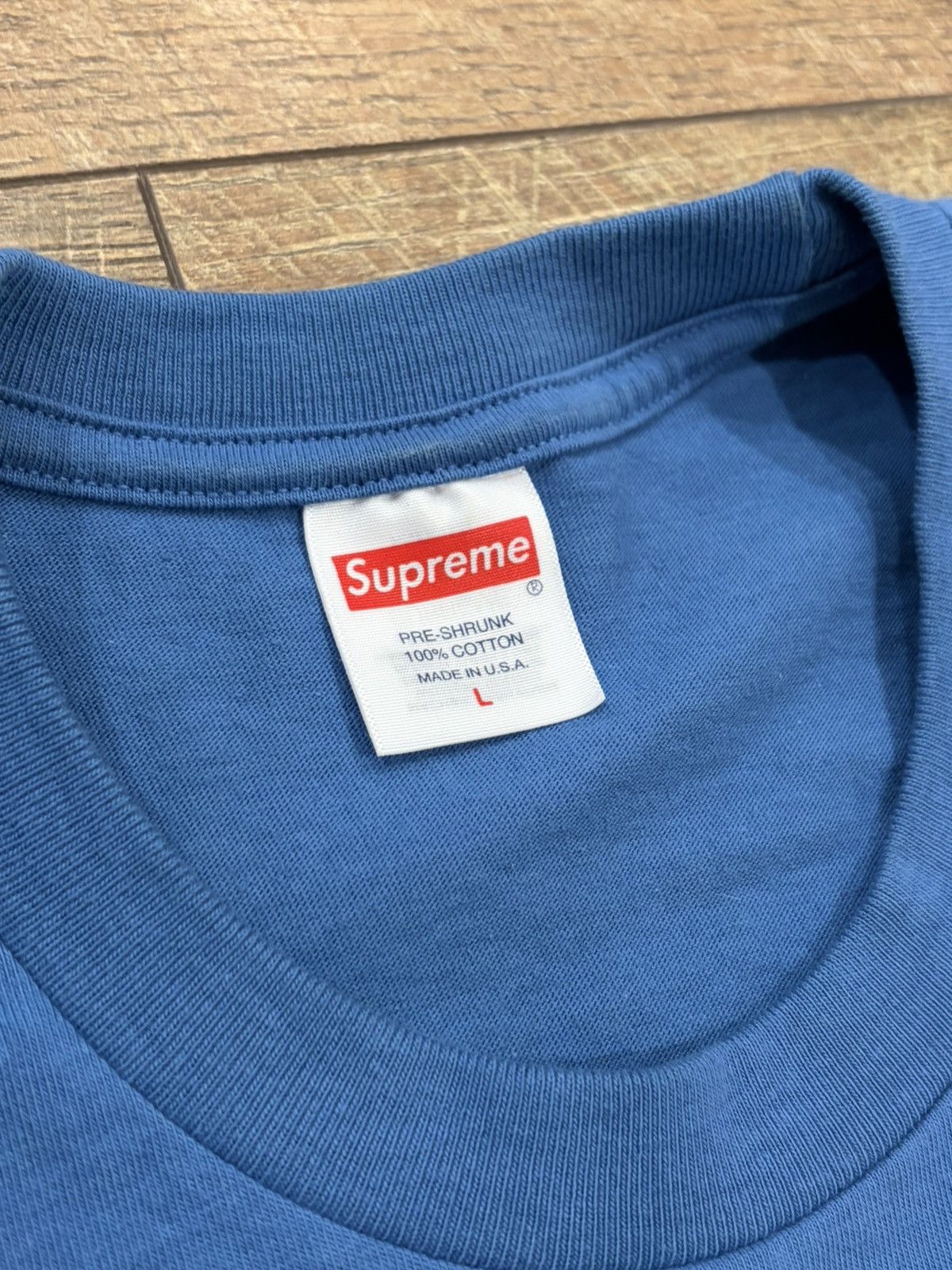 Supreme Supreme Downtown AOP Graphic Tee Blue Large All Over Print Size US L / EU 52-54 / 3 - 3 Thumbnail